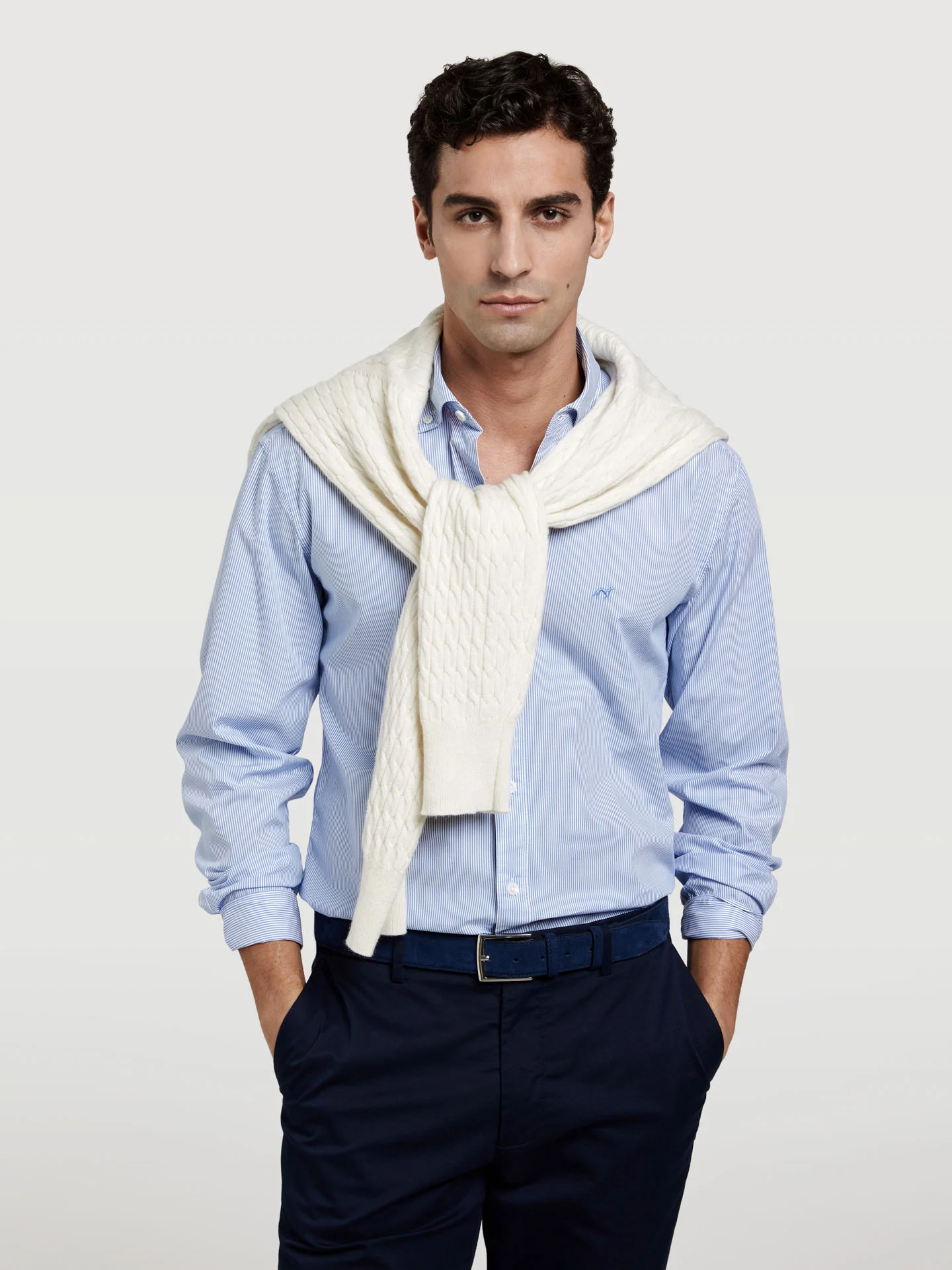 K-Performance striped casual shirt