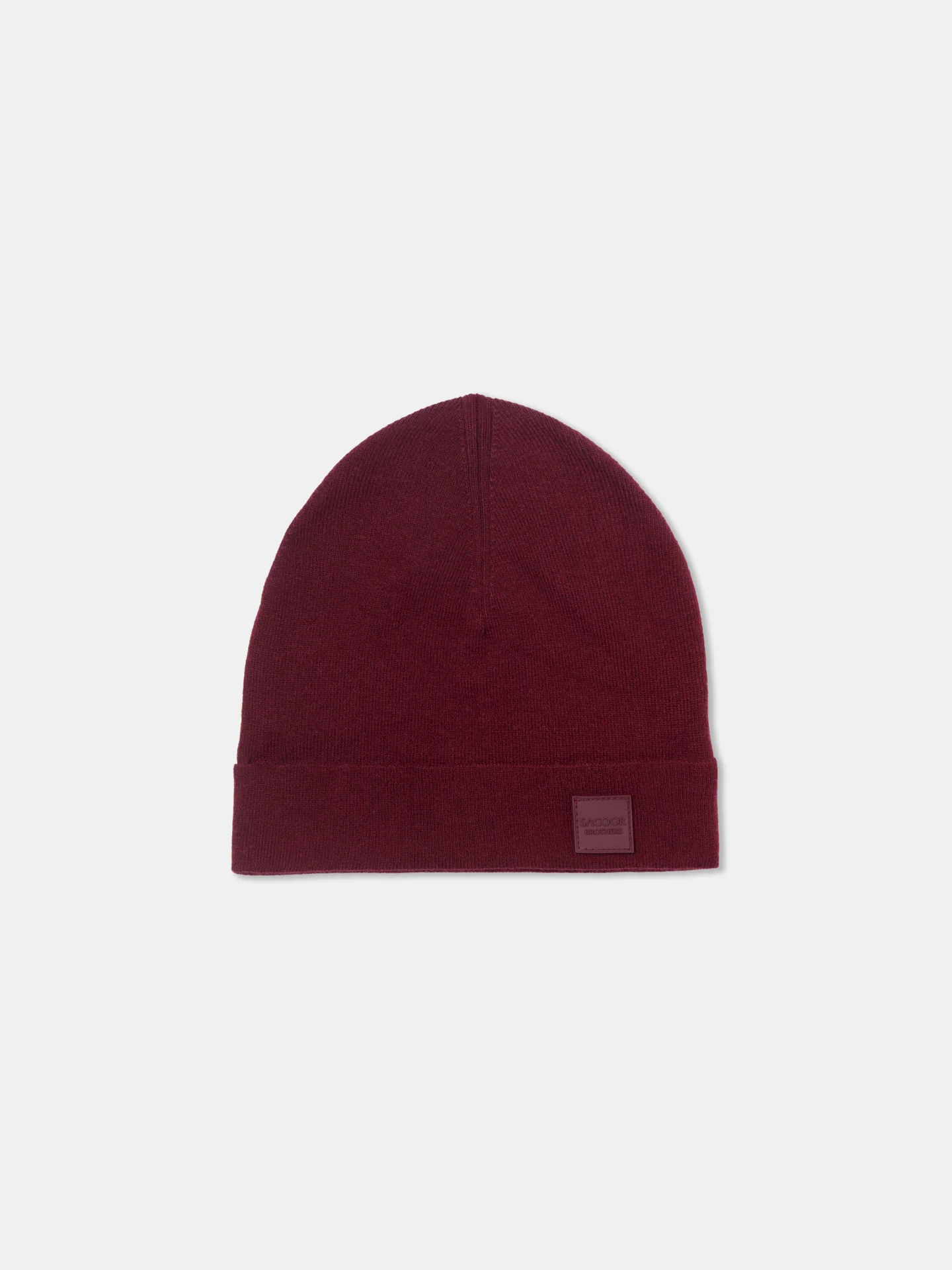 Knitted beanie with silicone badge - Image 7