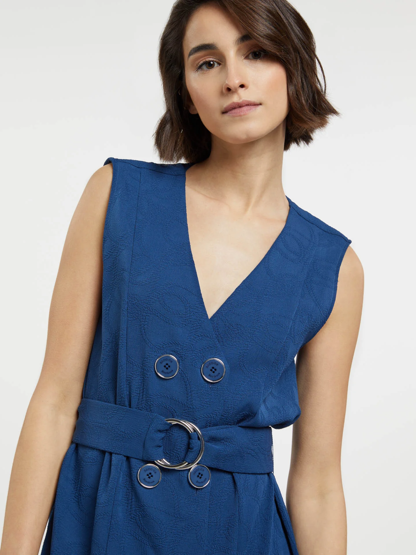 Knots Jacquard Dress - Image 2