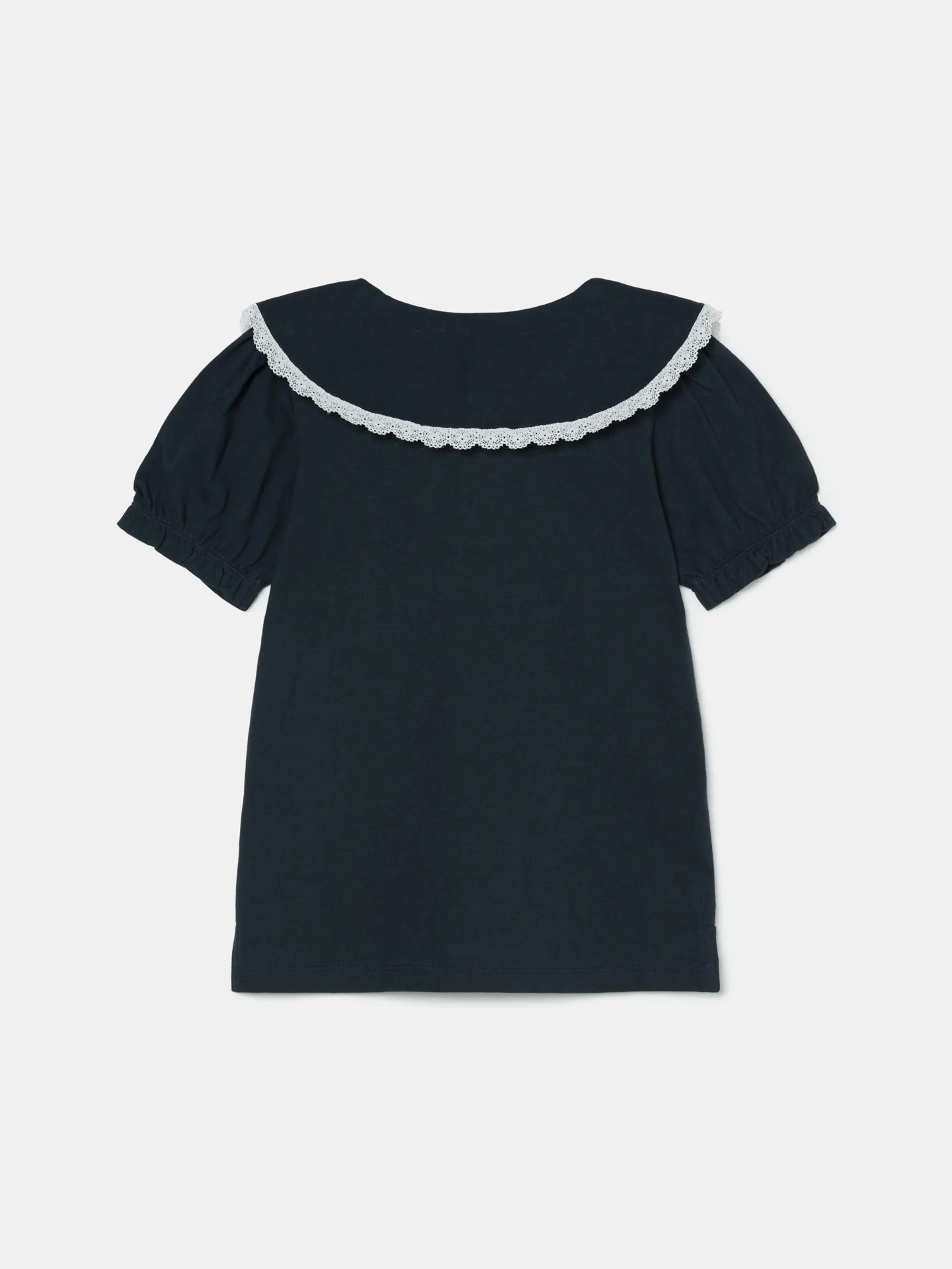 Lace Collar T-shirt - Image 2