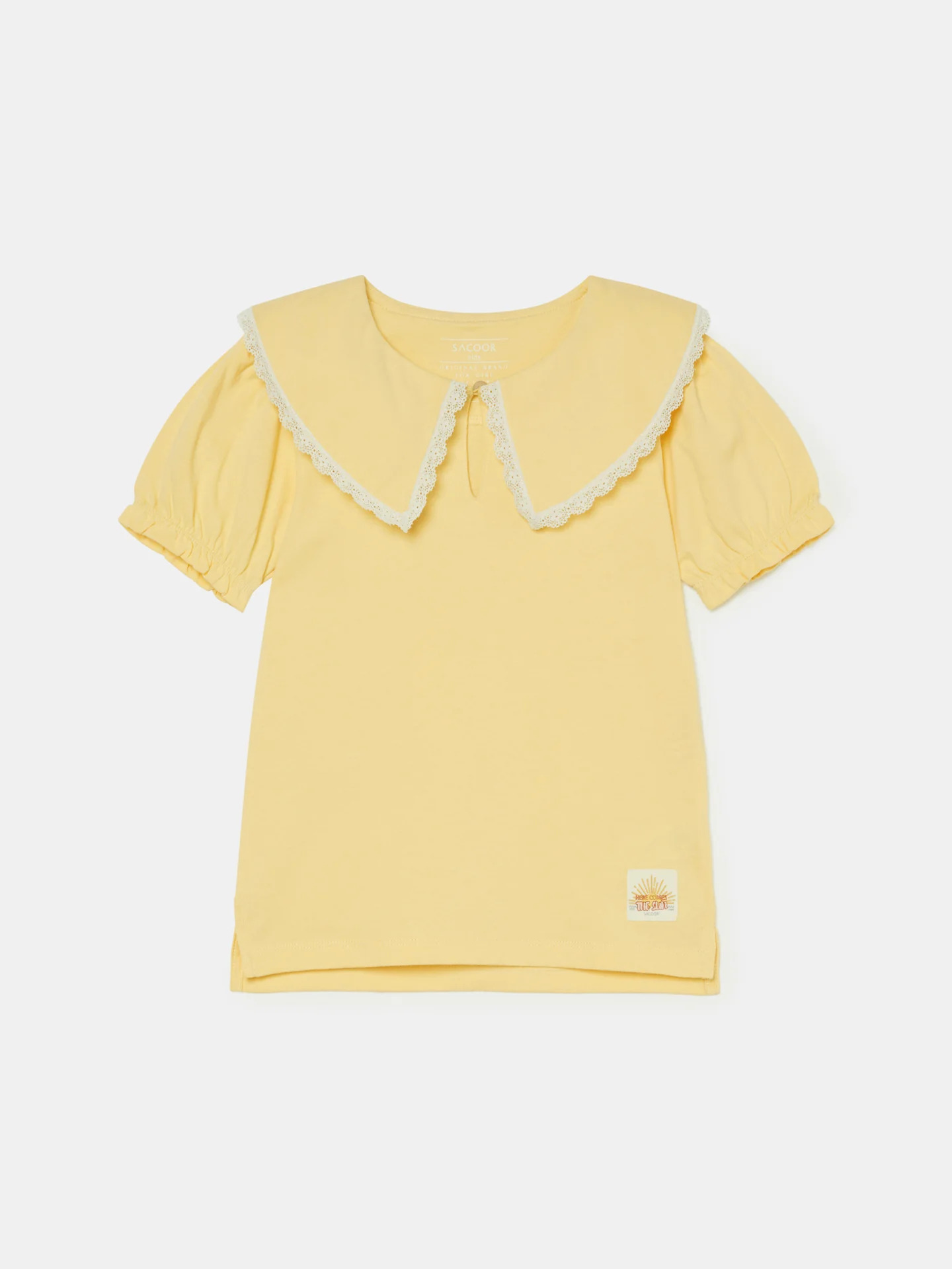 Lace Collar T-shirt - Image 4