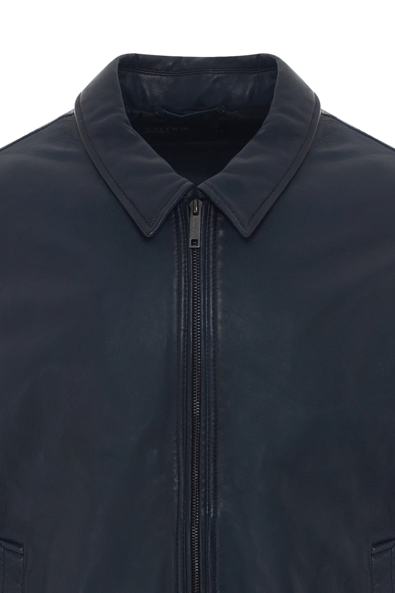 Leather bomber jacket - Image 6