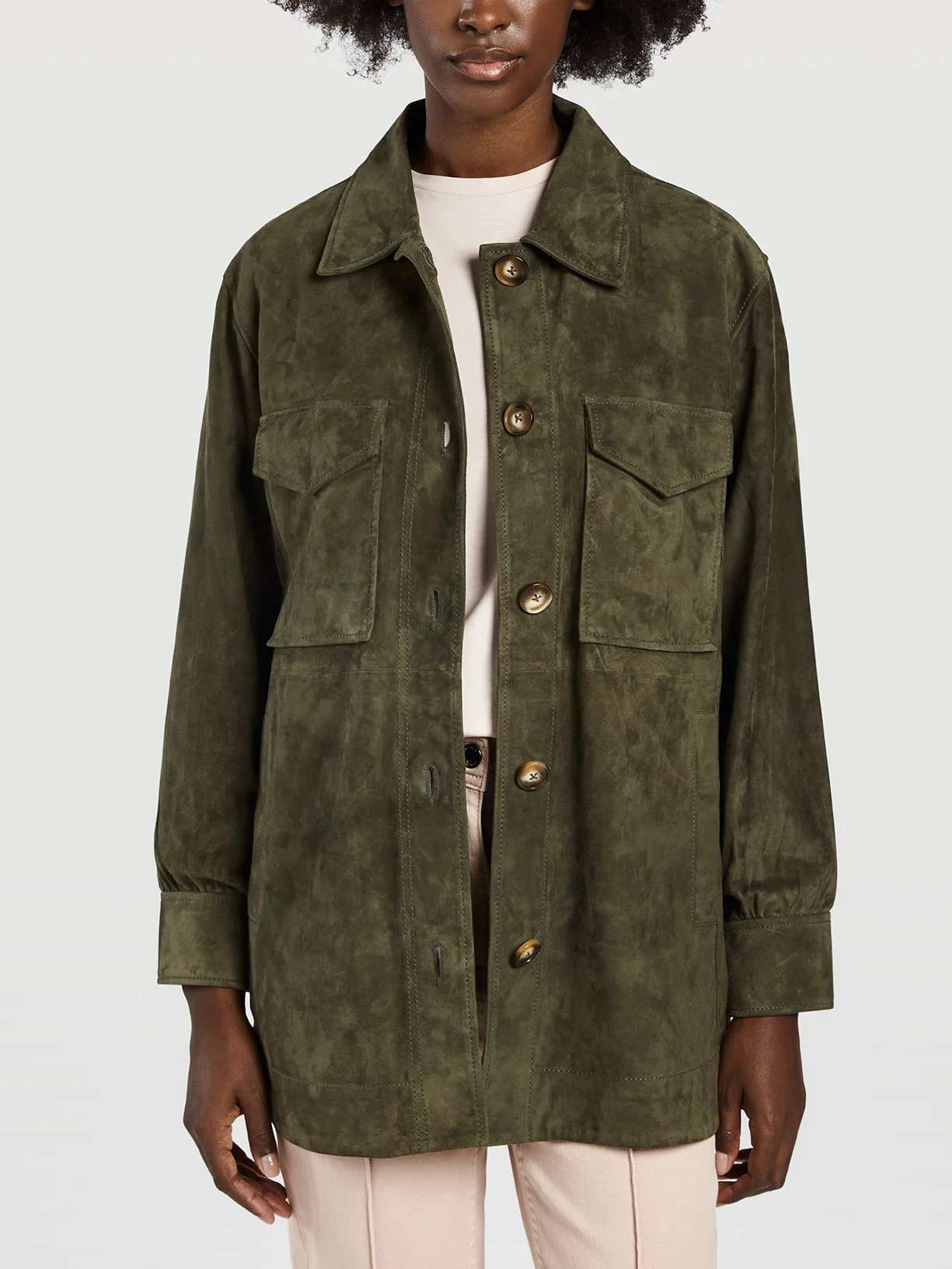 Leather Overshirt - Image 4