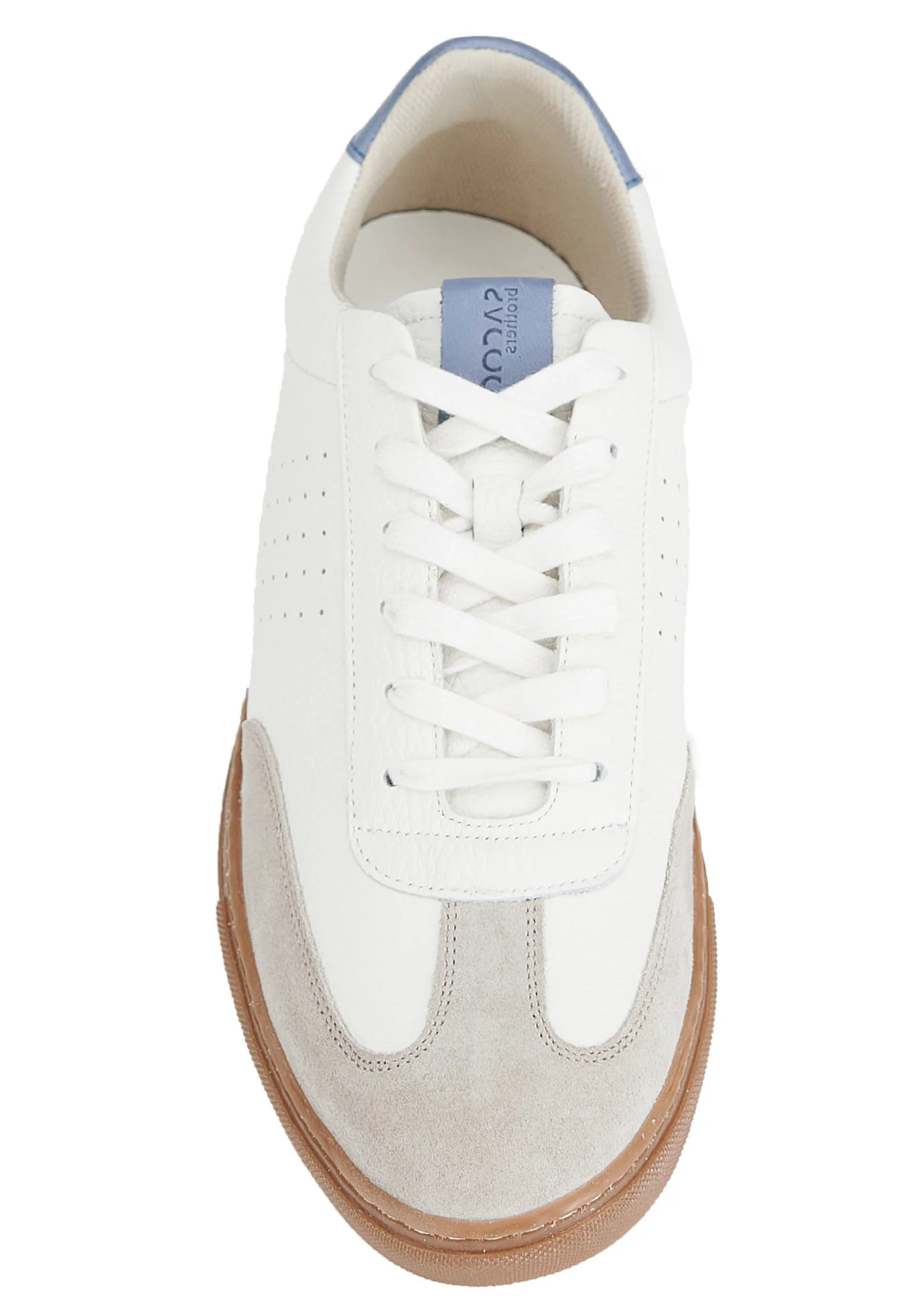 leather sneakers with rubber sole - Image 5