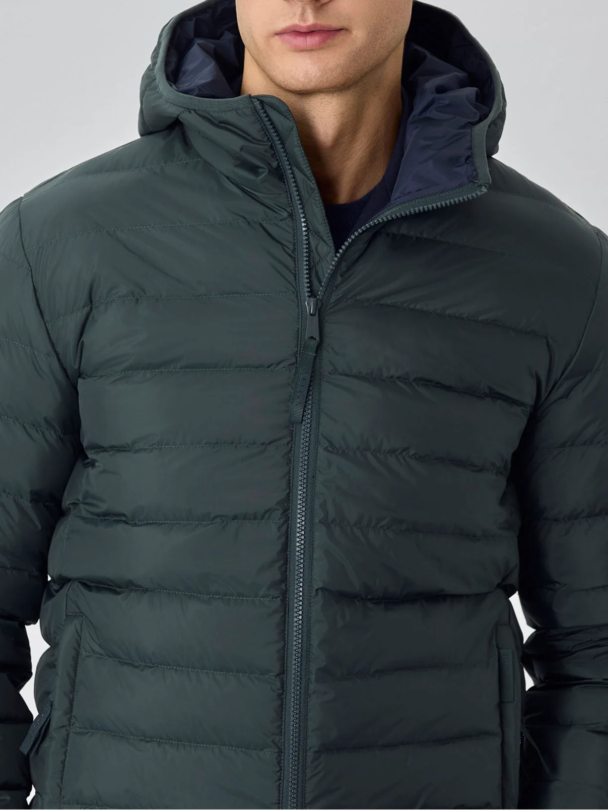Lightweight Padded Mix Down Jacket - Image 4