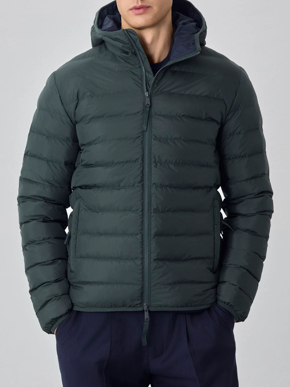 Lightweight Padded Mix Down Jacket - Image 5