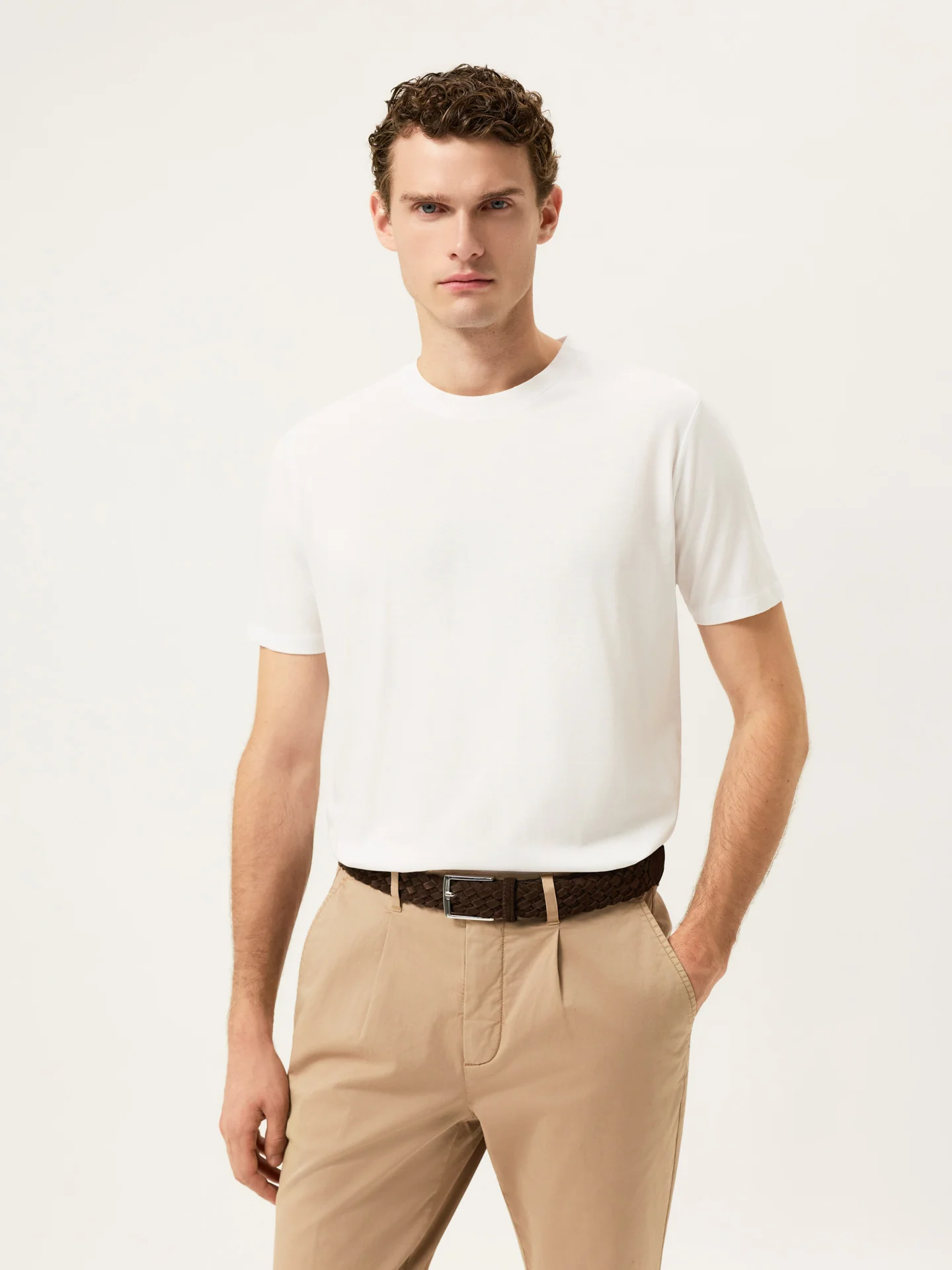 Liquid Cotton Jersey T-Shirt With Flag Label - Image 8