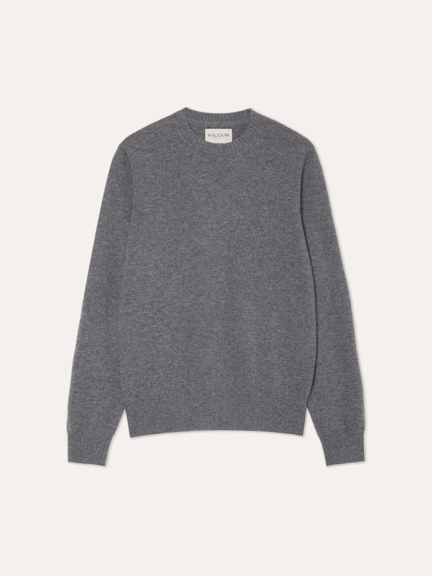 Long Sleeve Crew Neck Sweater In Wool Cashmere Blend - Image 12