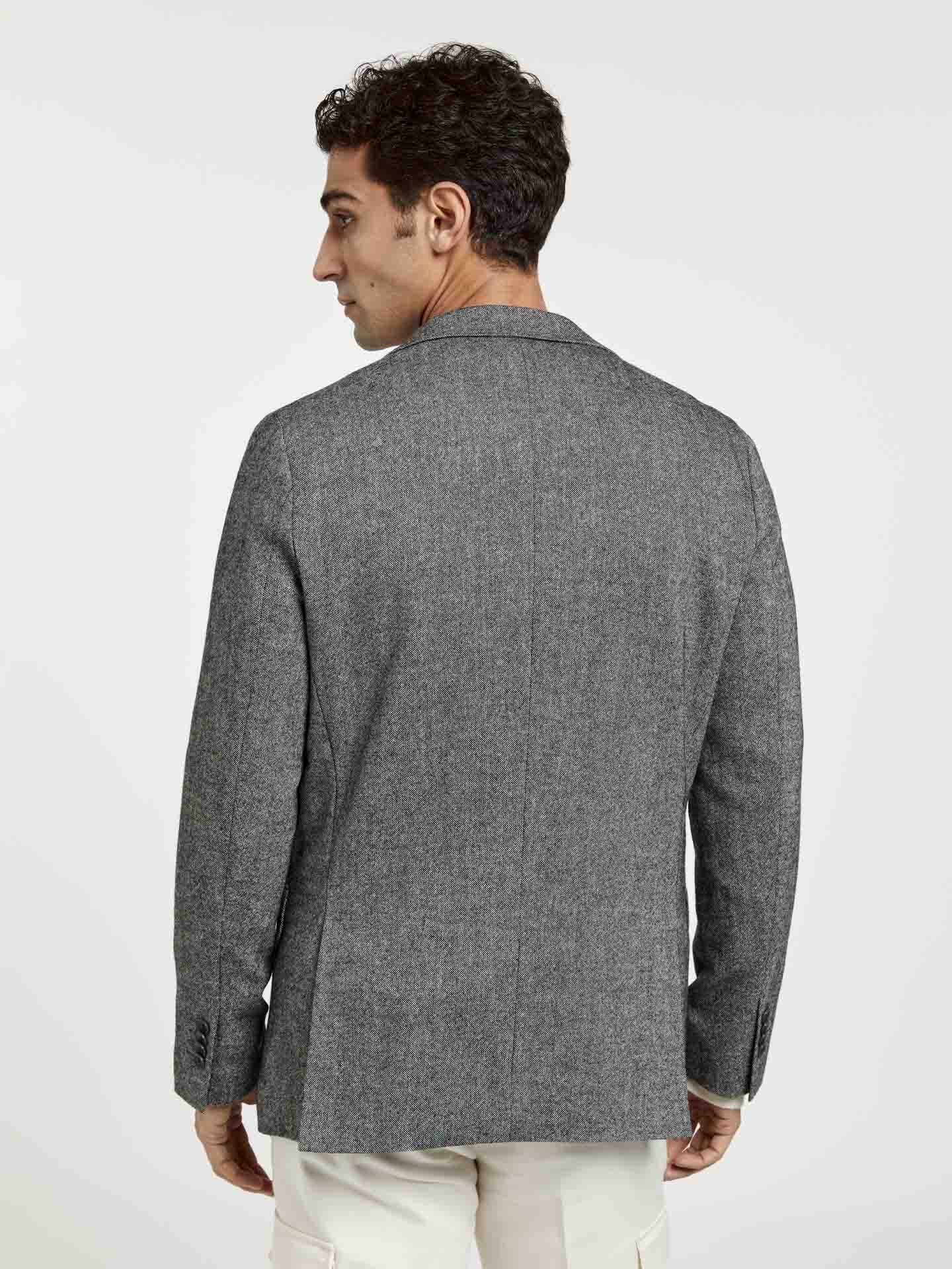 Luxeleisure Edition Half-Canvas Donegal Tweed Blazer - Image 3