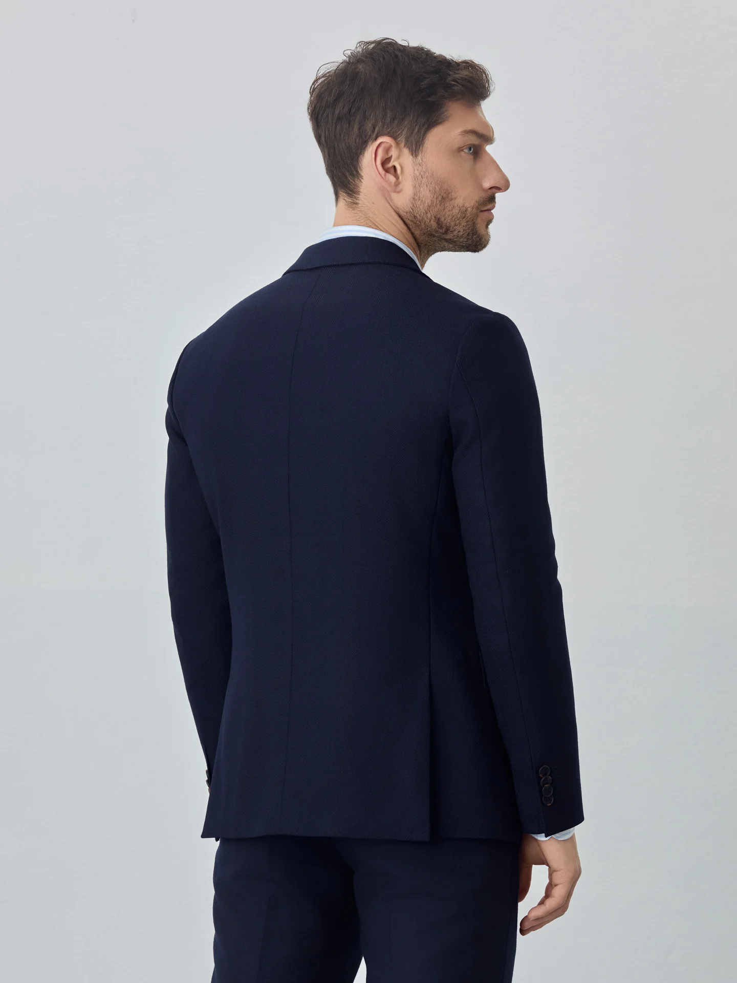 Luxeleisure Edition Herringbone wool blazer - Image 4
