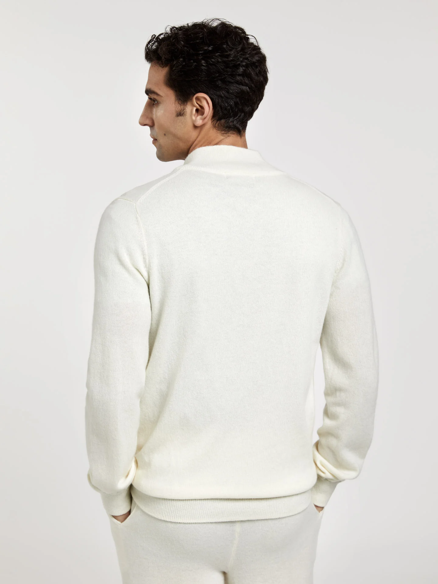 Luxeleisure Edition High Zip Collar Sweater - Image 3
