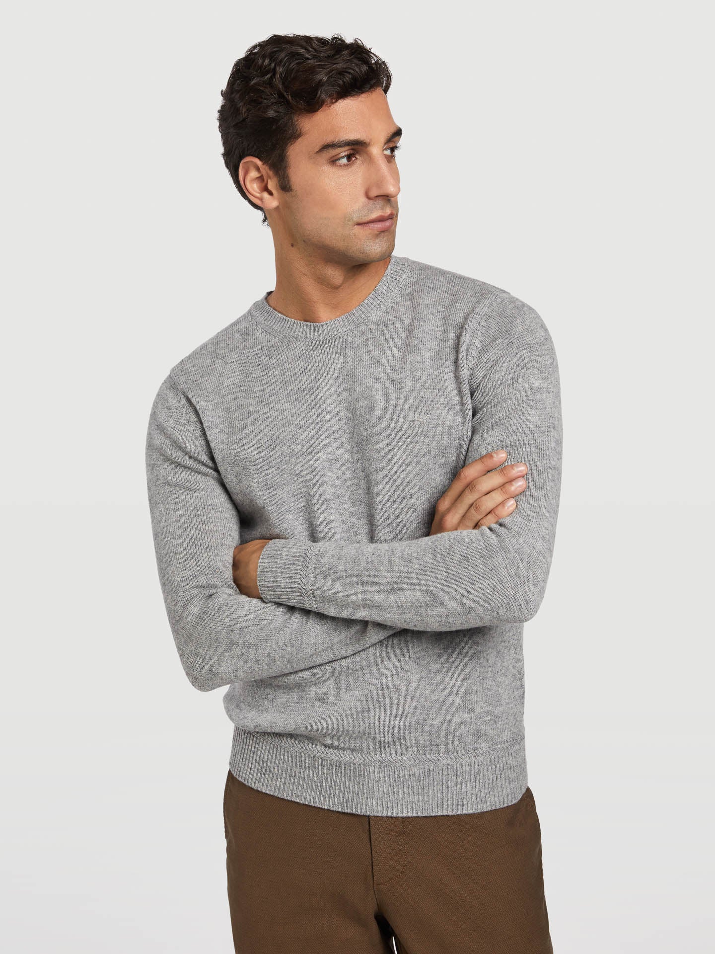 Machine washable crew neck sweater - Image 11
