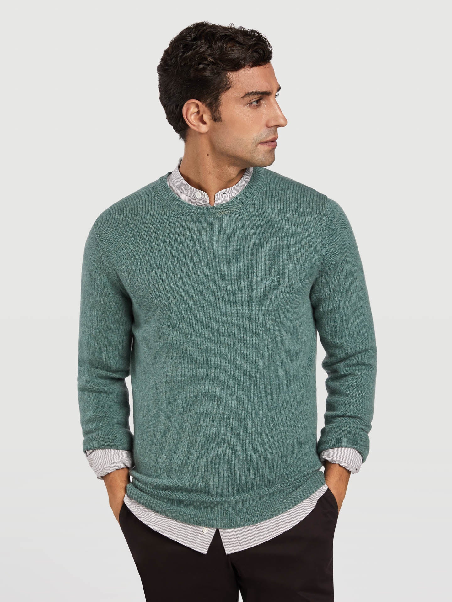 Machine washable crew neck sweater - Image 16