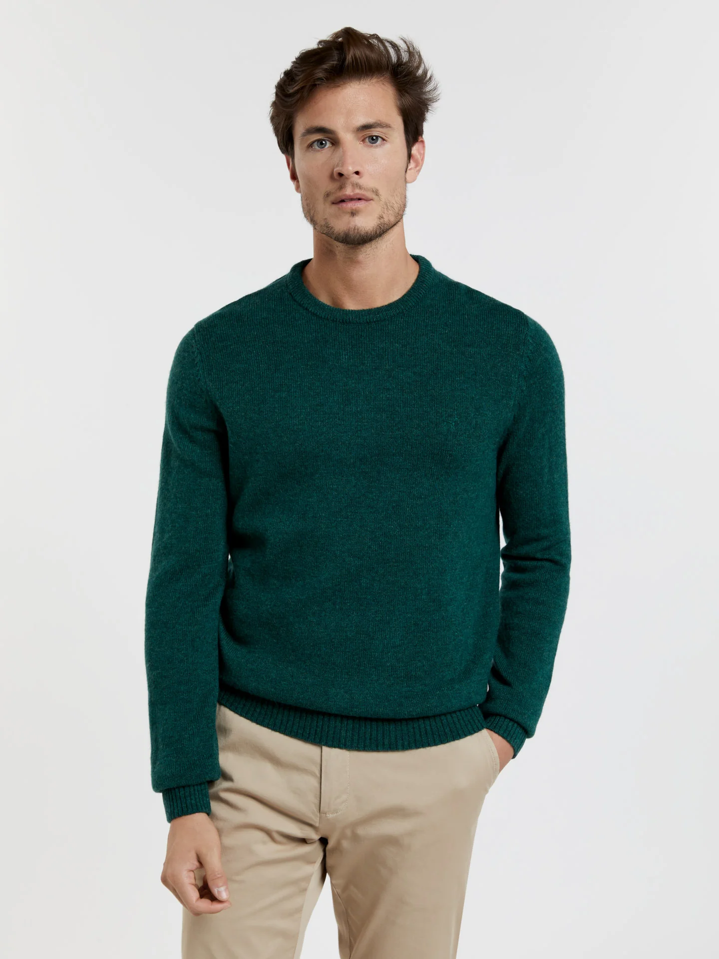 Machine washable crew neck sweater - Image 16