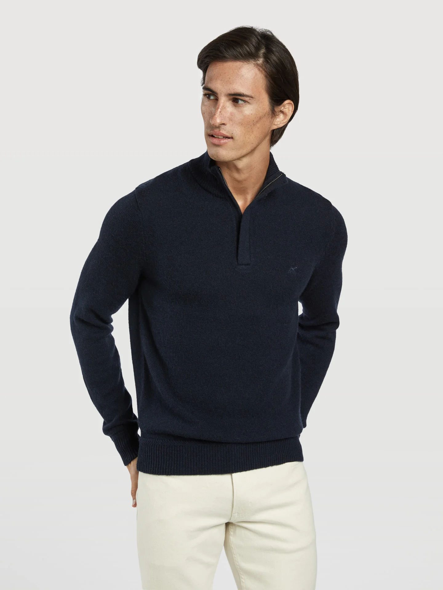 Machine washable half-zip sweater - Image 10