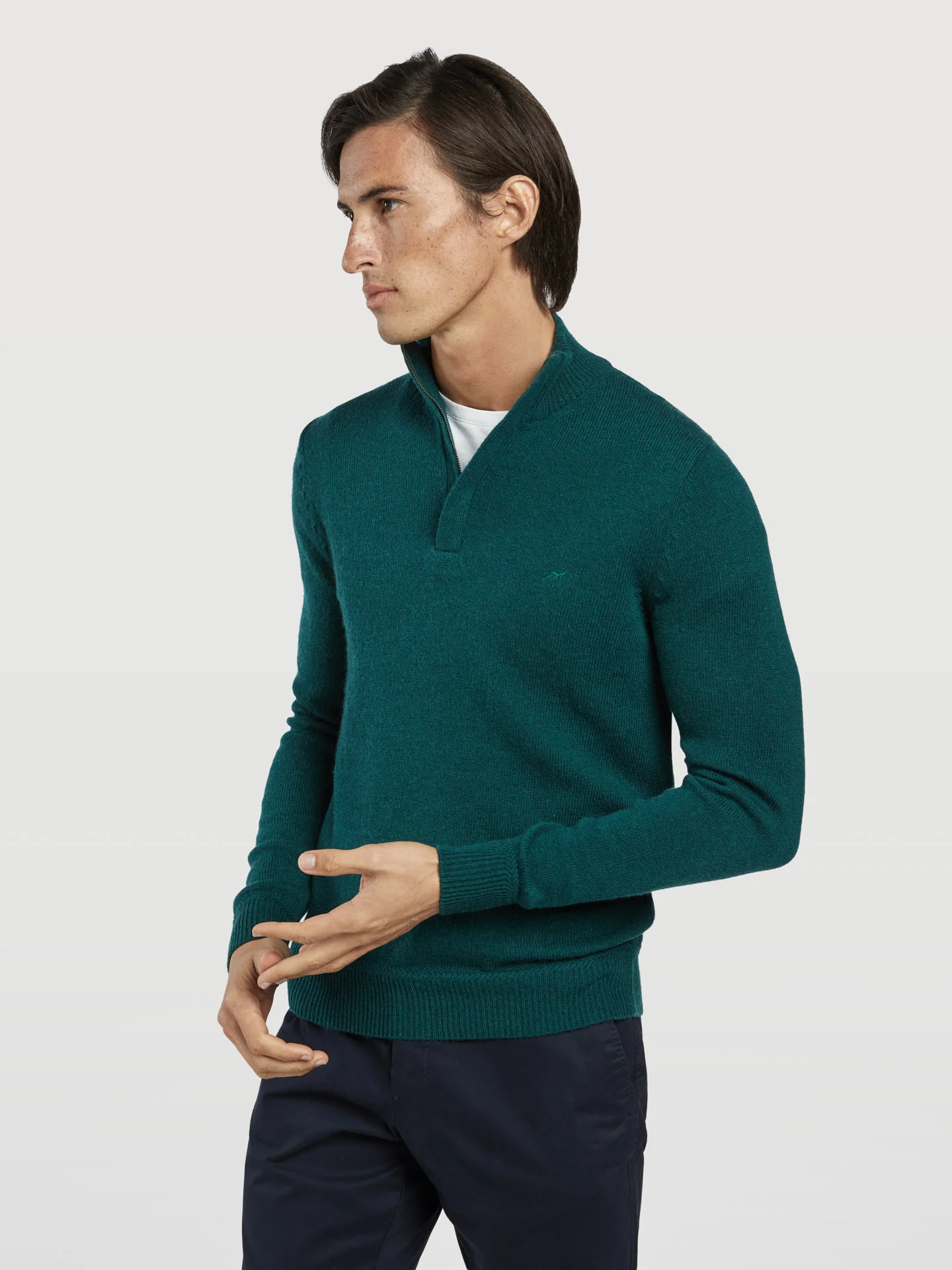 Machine washable half-zip sweater - Image 12