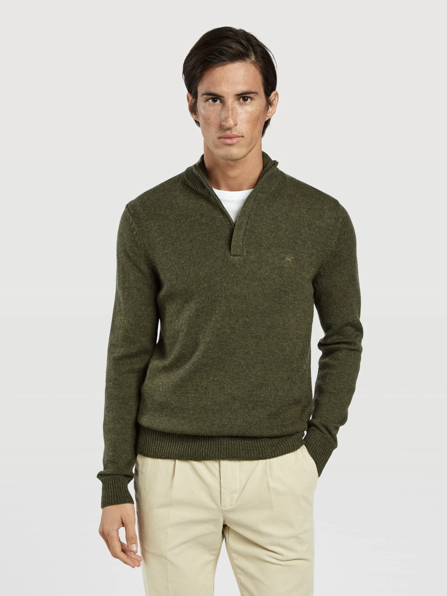 Machine washable half-zip sweater - Image 14
