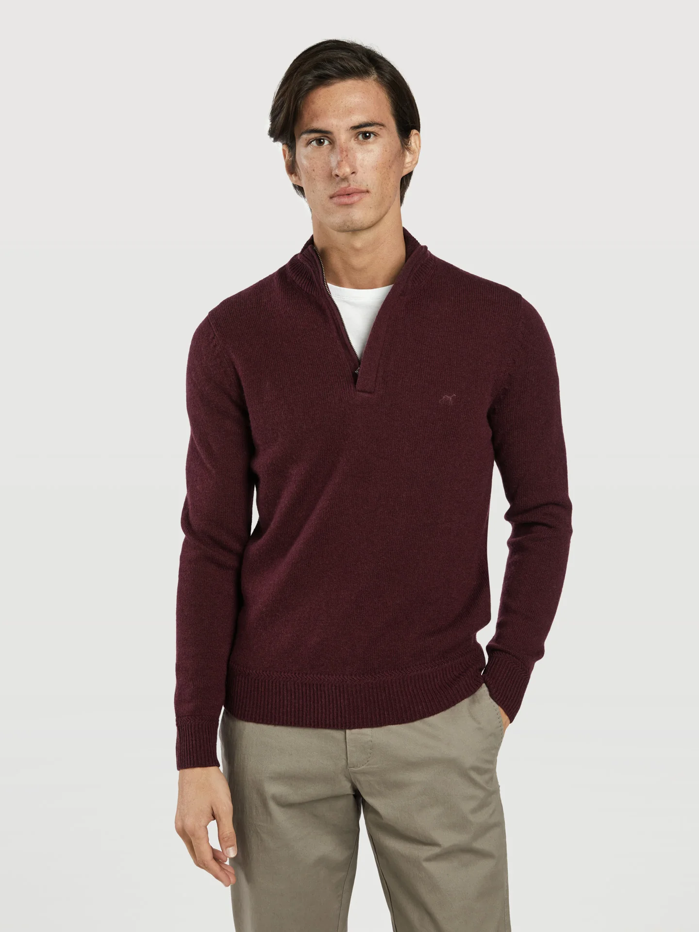 Machine washable half-zip sweater - Image 17