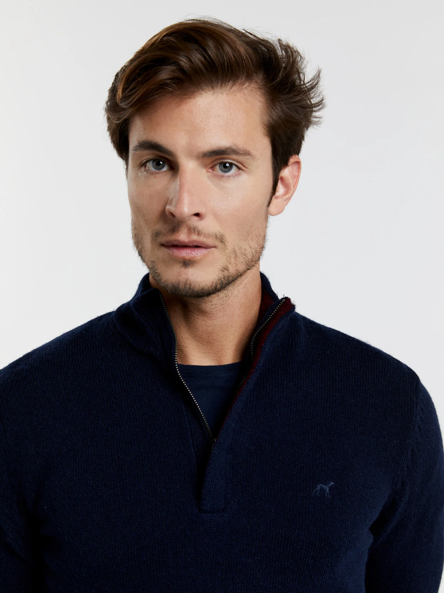 Machine washable half-zip sweater - Image 13