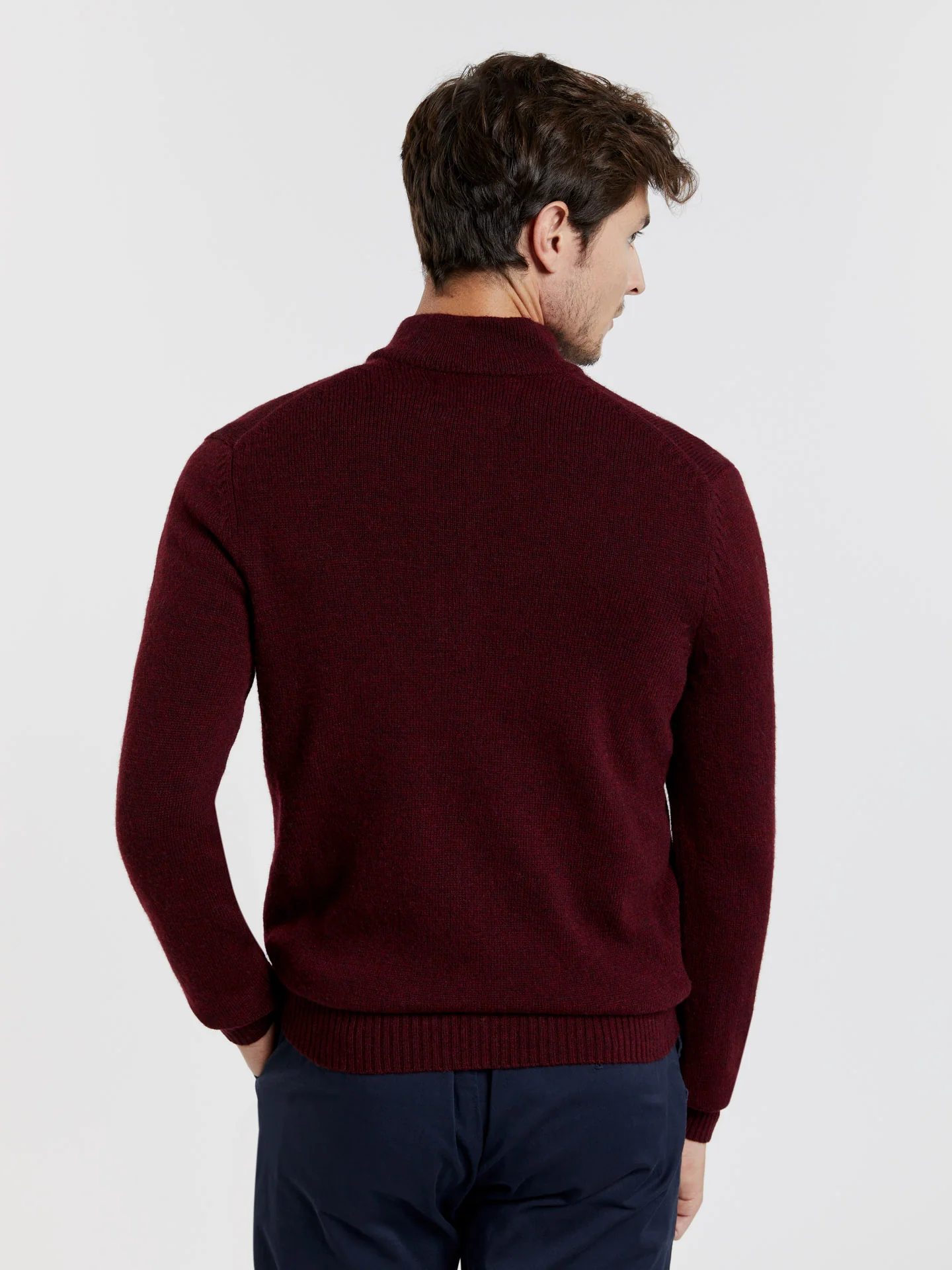 Machine washable half-zip sweater - Image 2