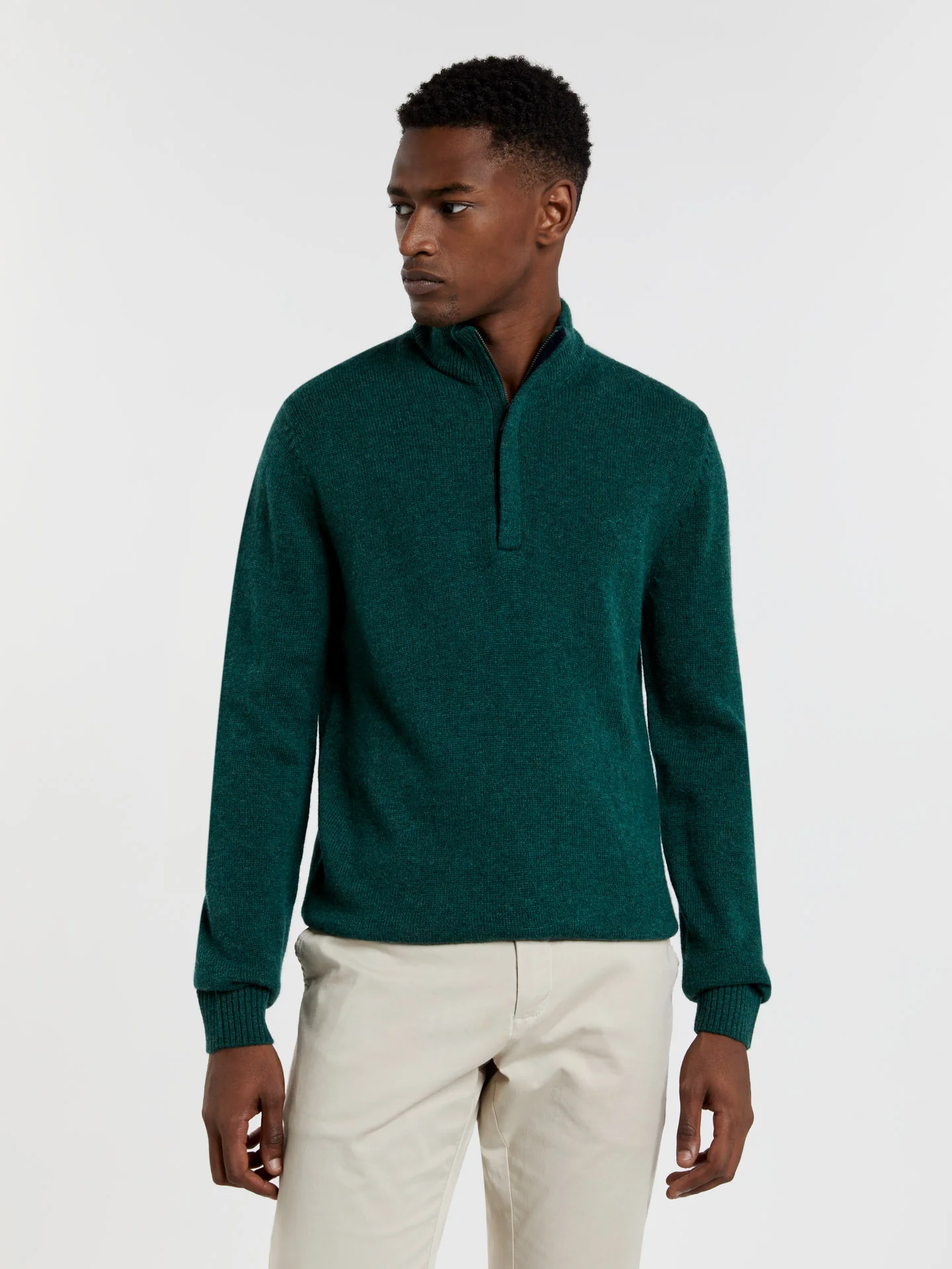 Machine washable half-zip sweater - Image 22