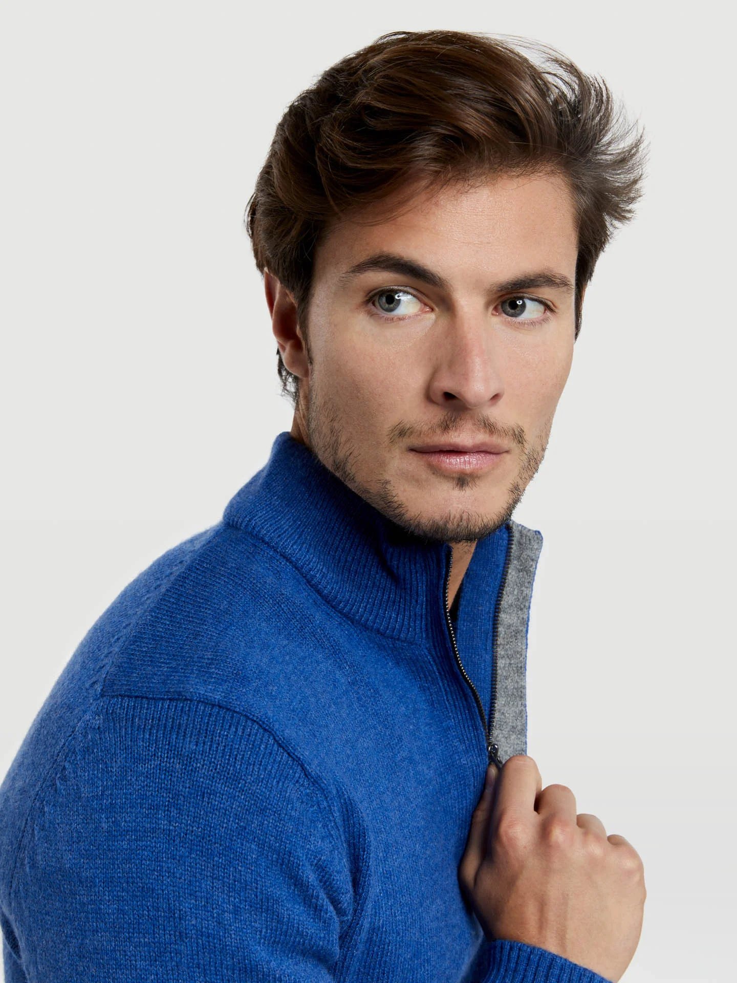 Machine washable half-zip sweater - Image 27