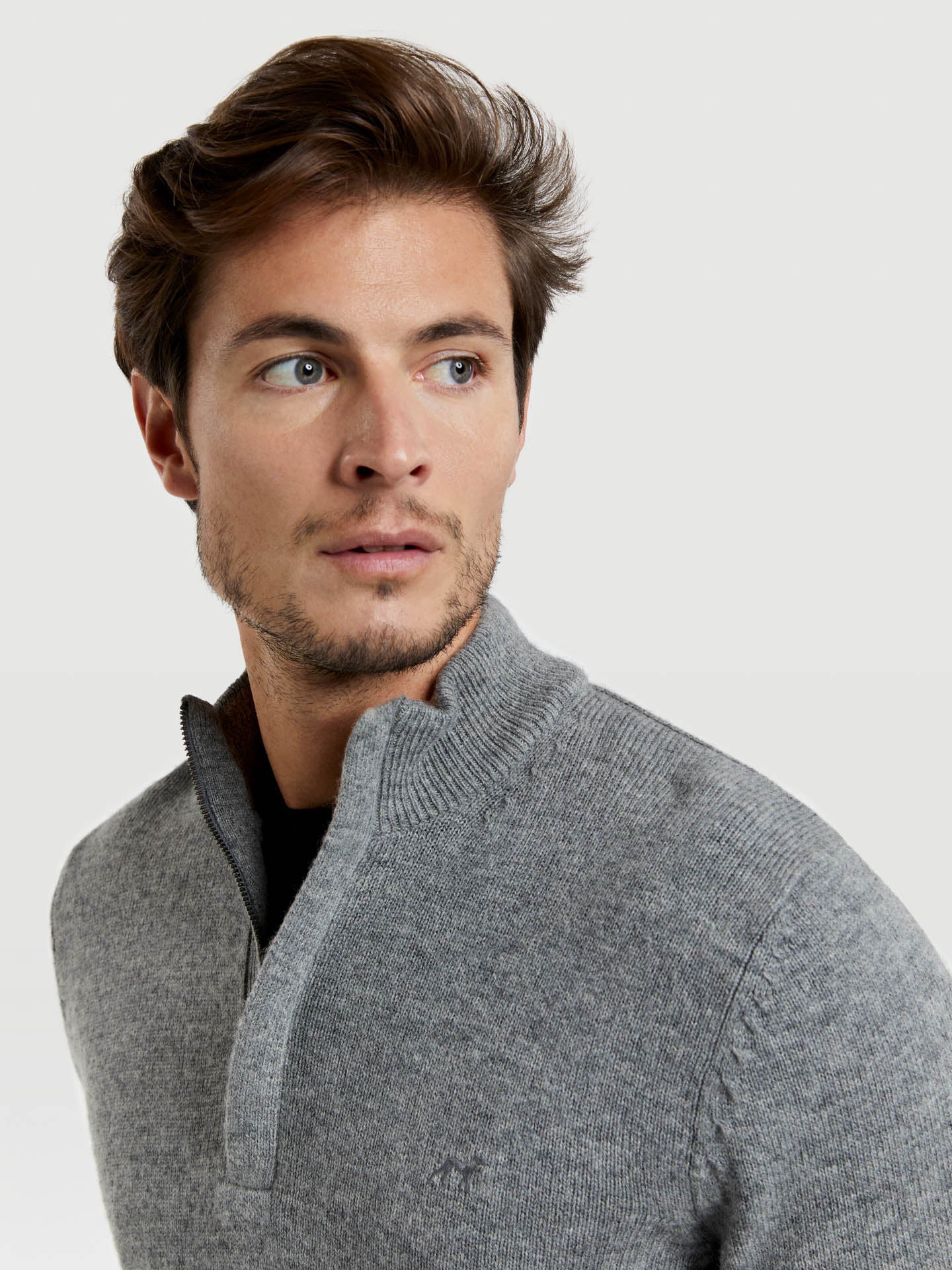 Machine washable half-zip sweater - Image 30