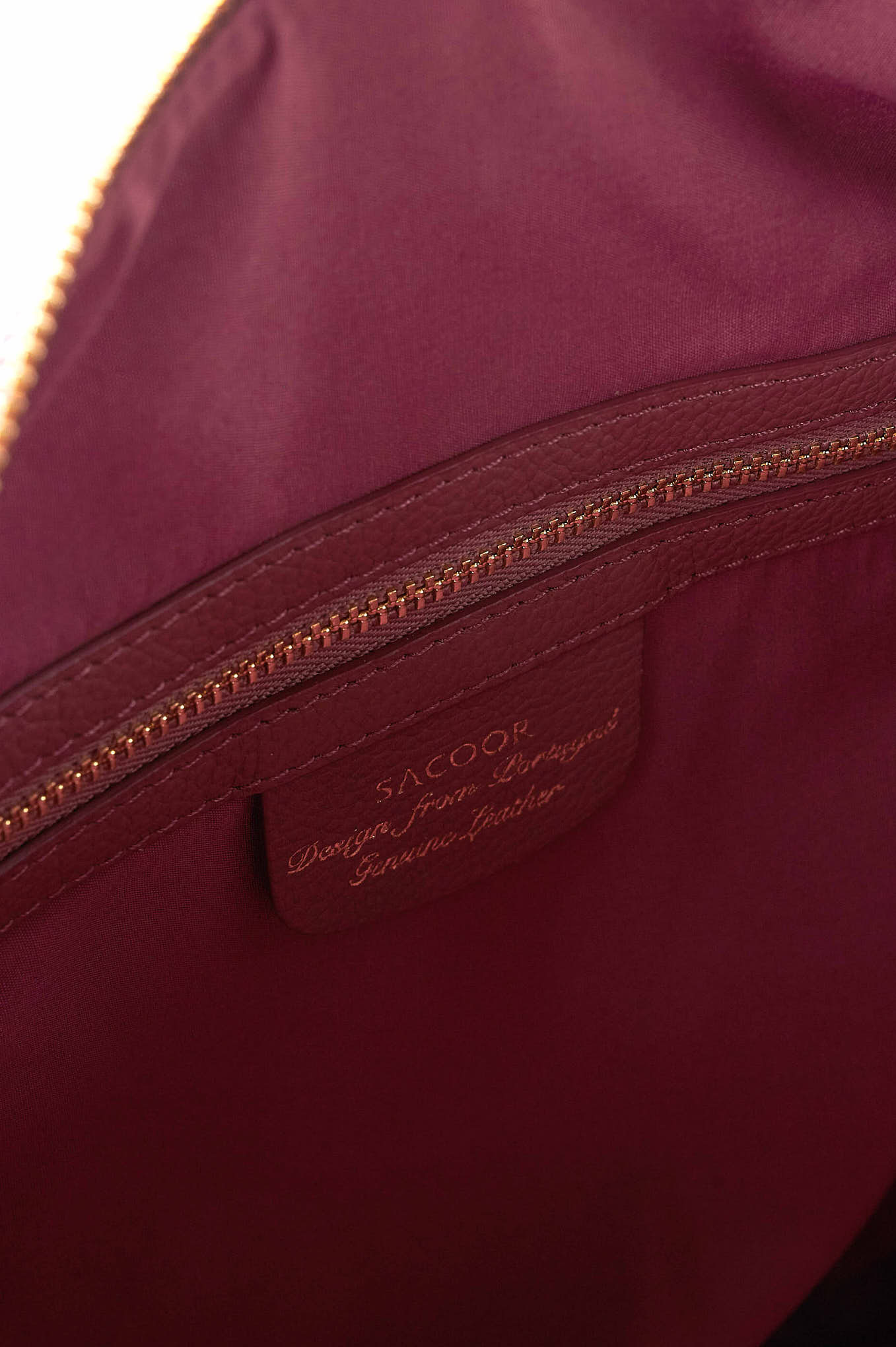 Medium bowling bag made of genuine leather - Image 5