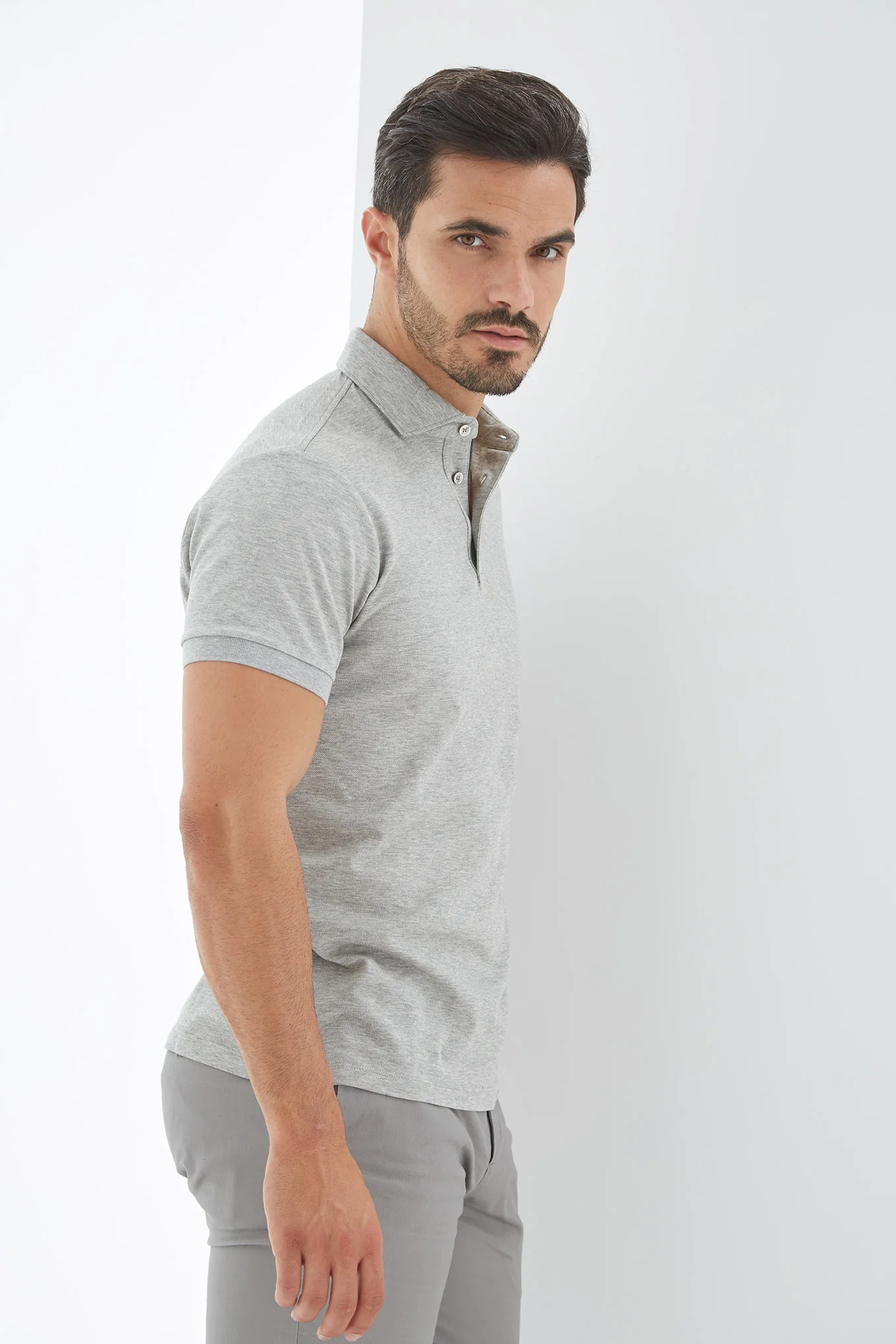 Men's Basic Piquet Polo Shirt - Image 13