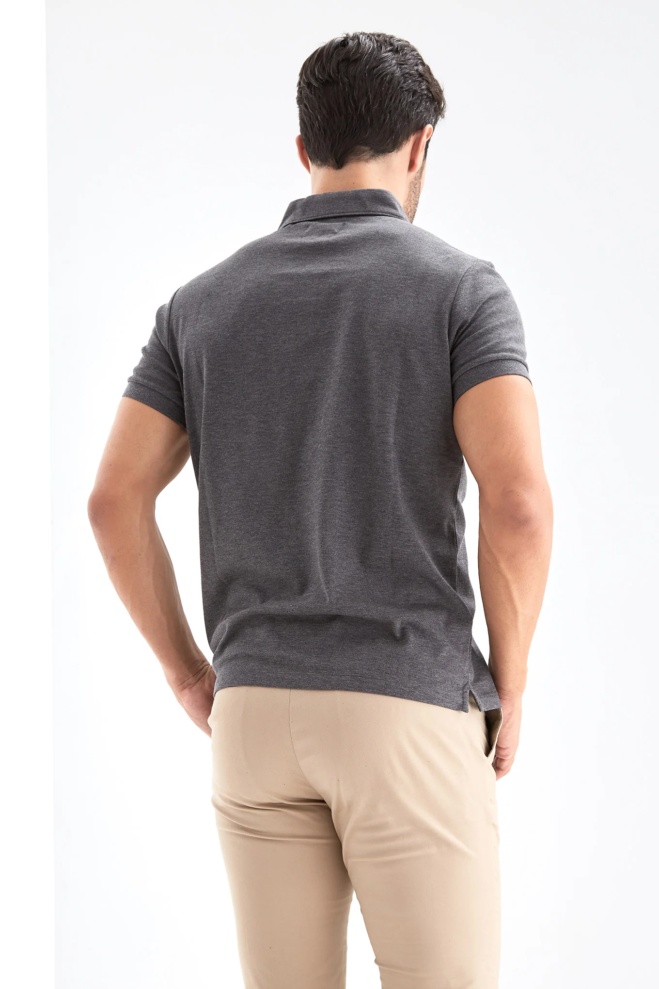 Men's Basic Piquet Polo Shirt - Image 7