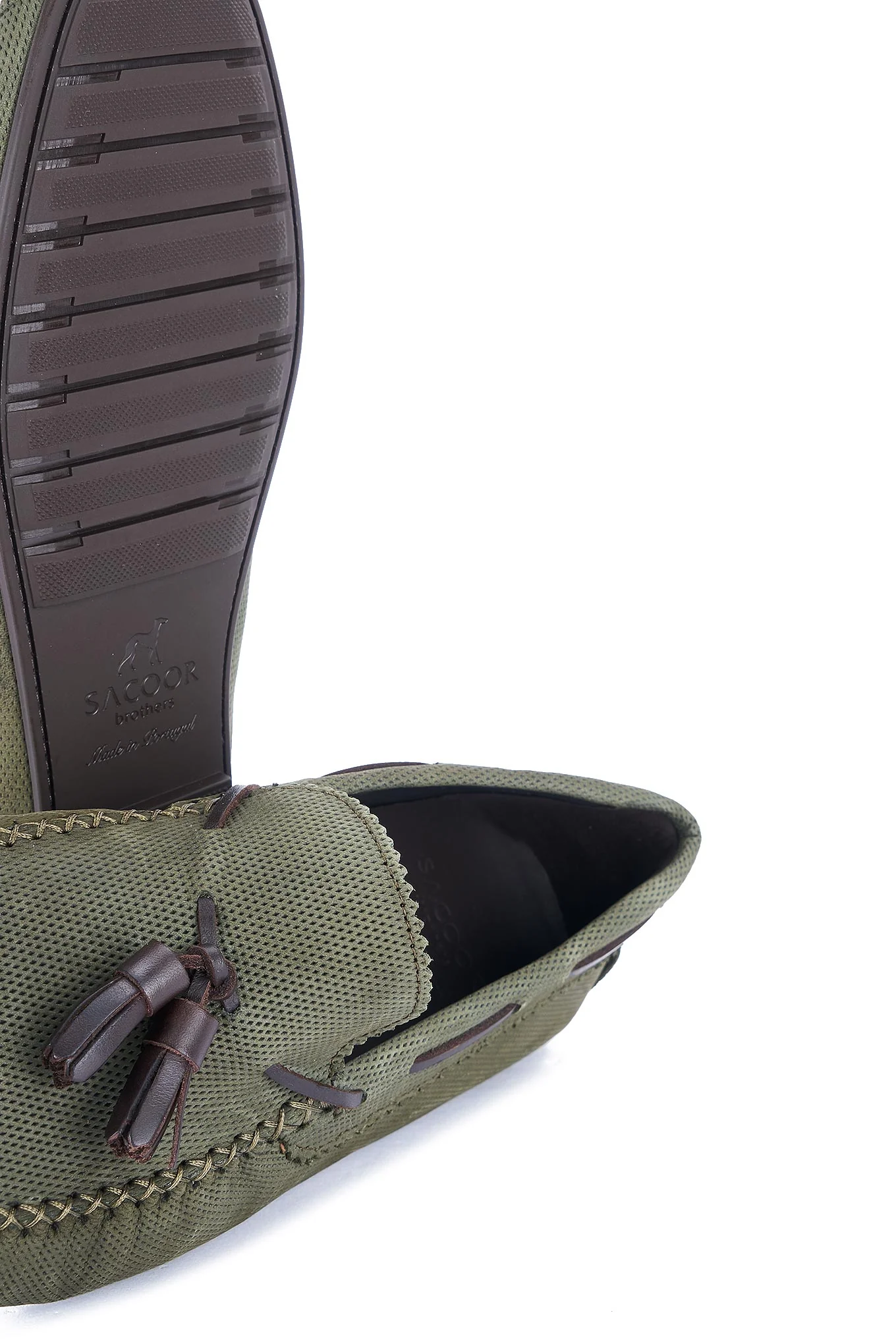 Men's Casual Driver Shoes in Genuine Leather - Image 9