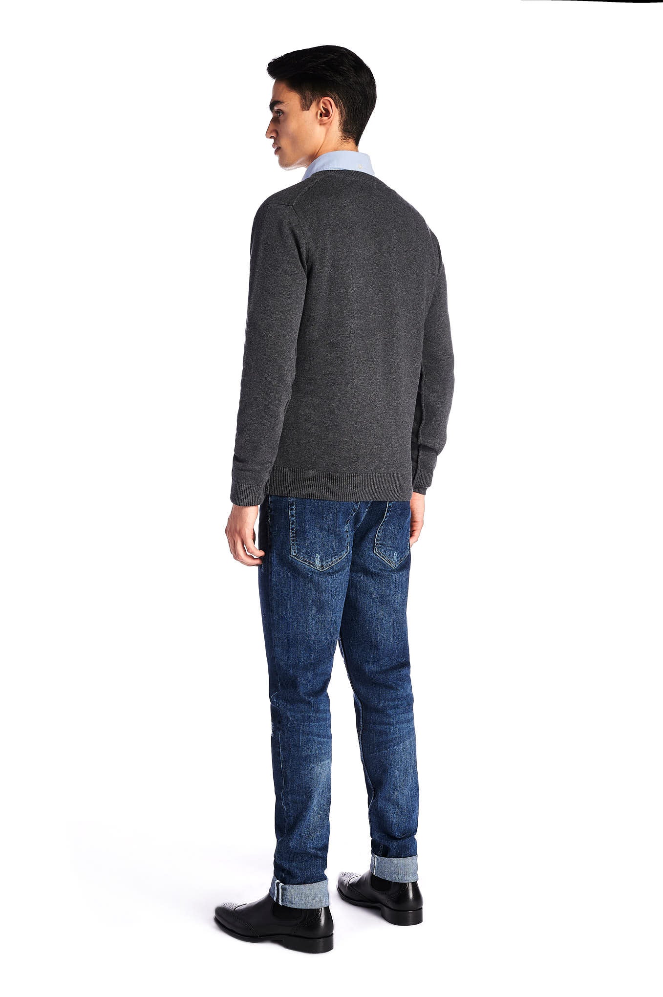 Men's Casual Fit Knitted Sweater - Image 2