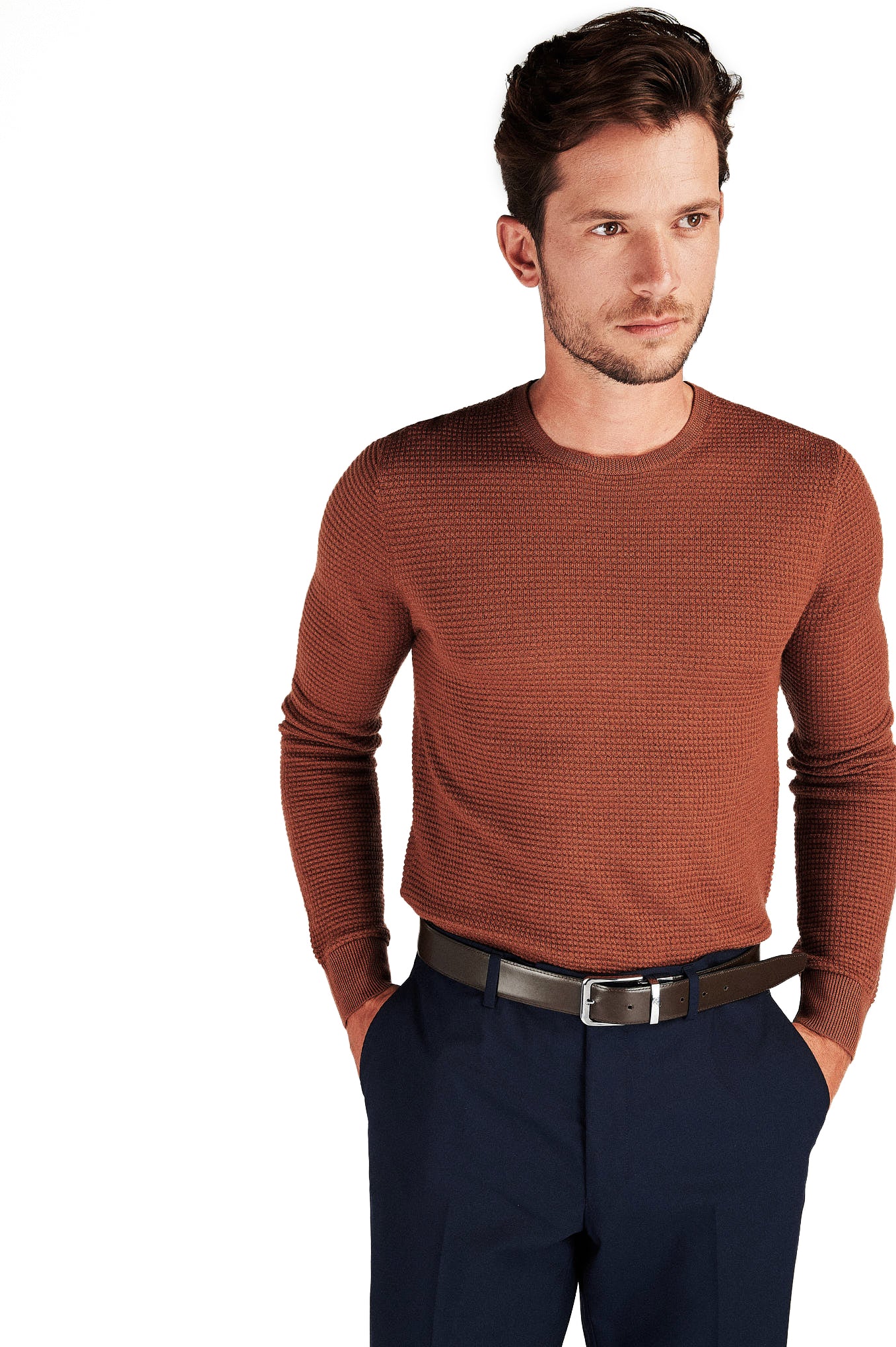 Men's Casual Fit Knitted Sweater - Image 5