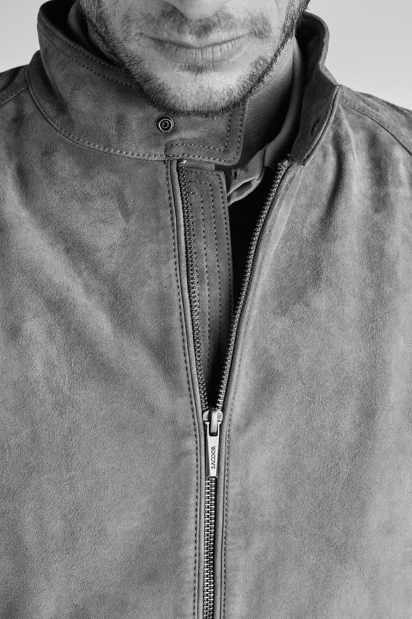 Men?s Casual Genuine Leather Jacket - Image 7