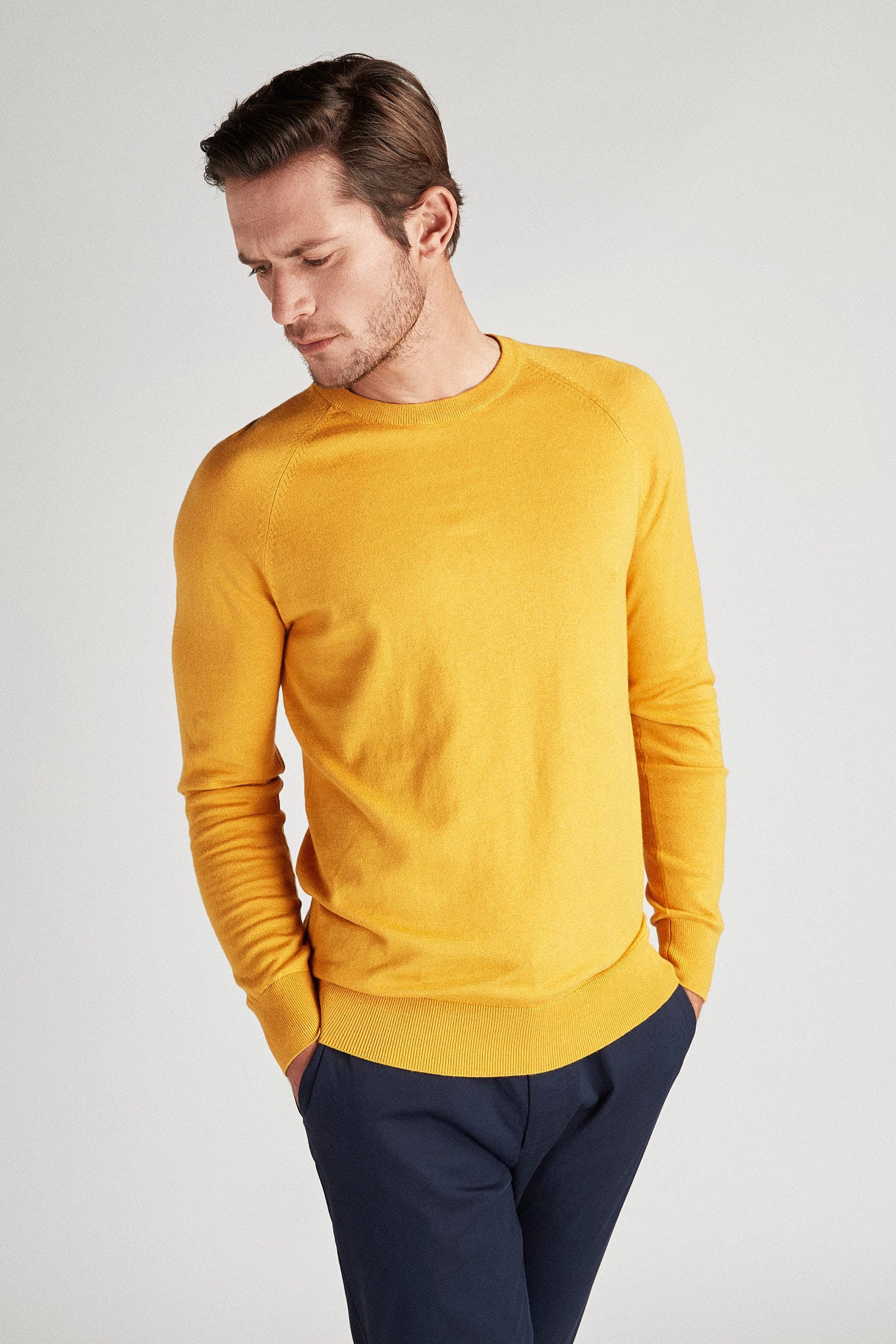 Men's Casual Knitted Sweater with Silk - Image 9