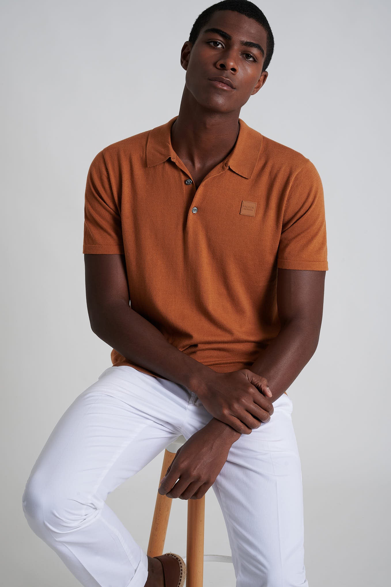 Men's Casual Polo Sweater - Image 2