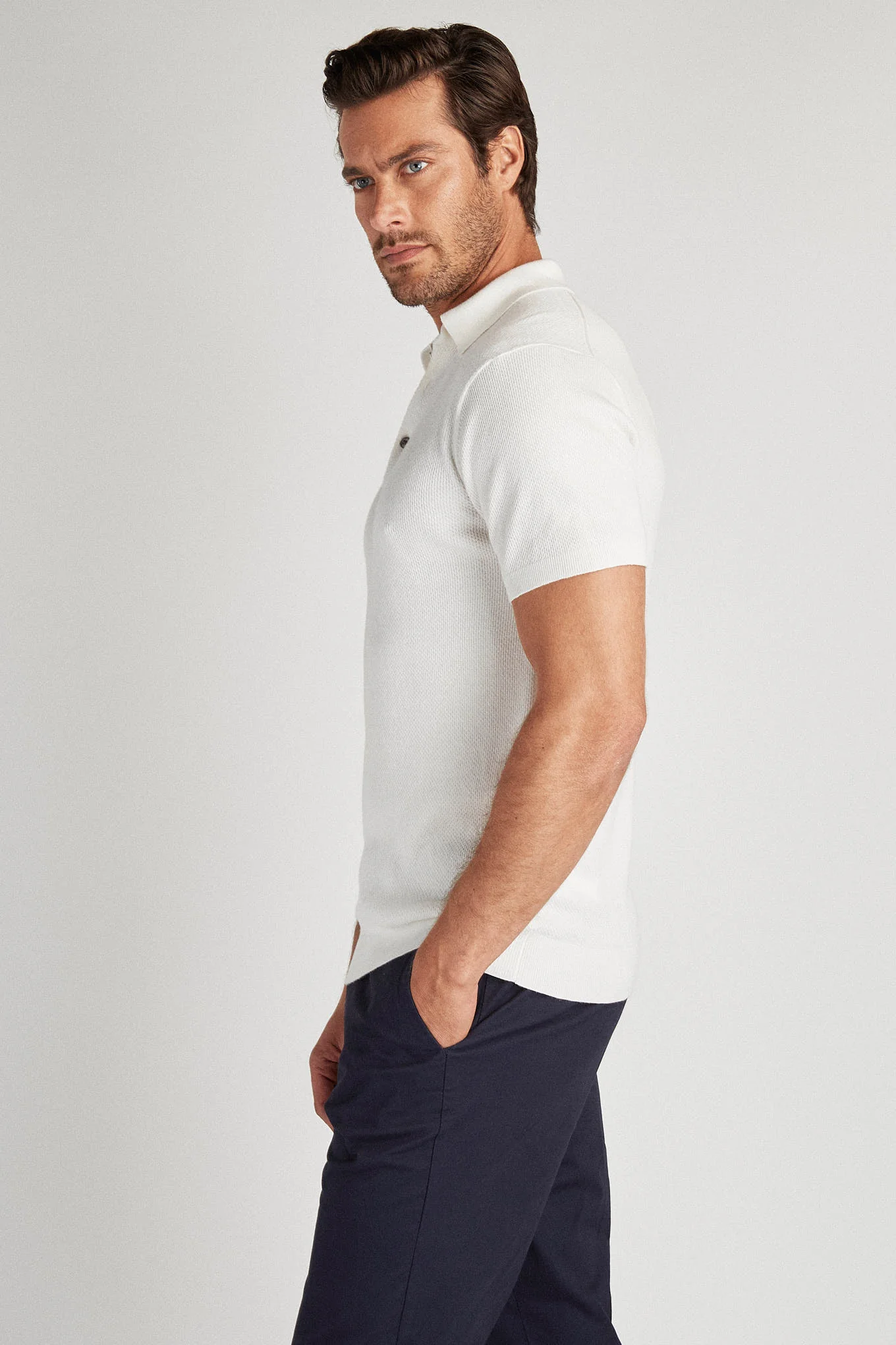 Men's Casual Polo Sweater - Image 10