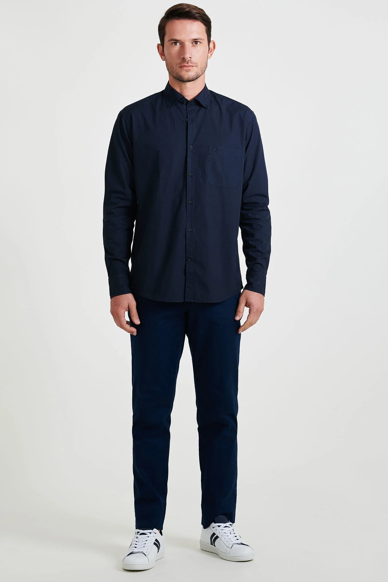 Men's Casual Regular Chino Trousers - Image 11