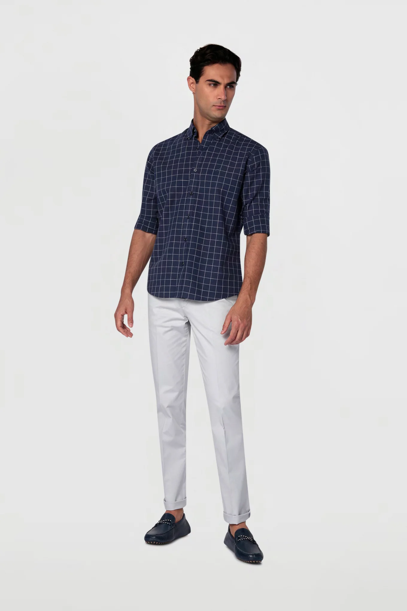 Men's Casual Regular Chino Trousers - Image 22