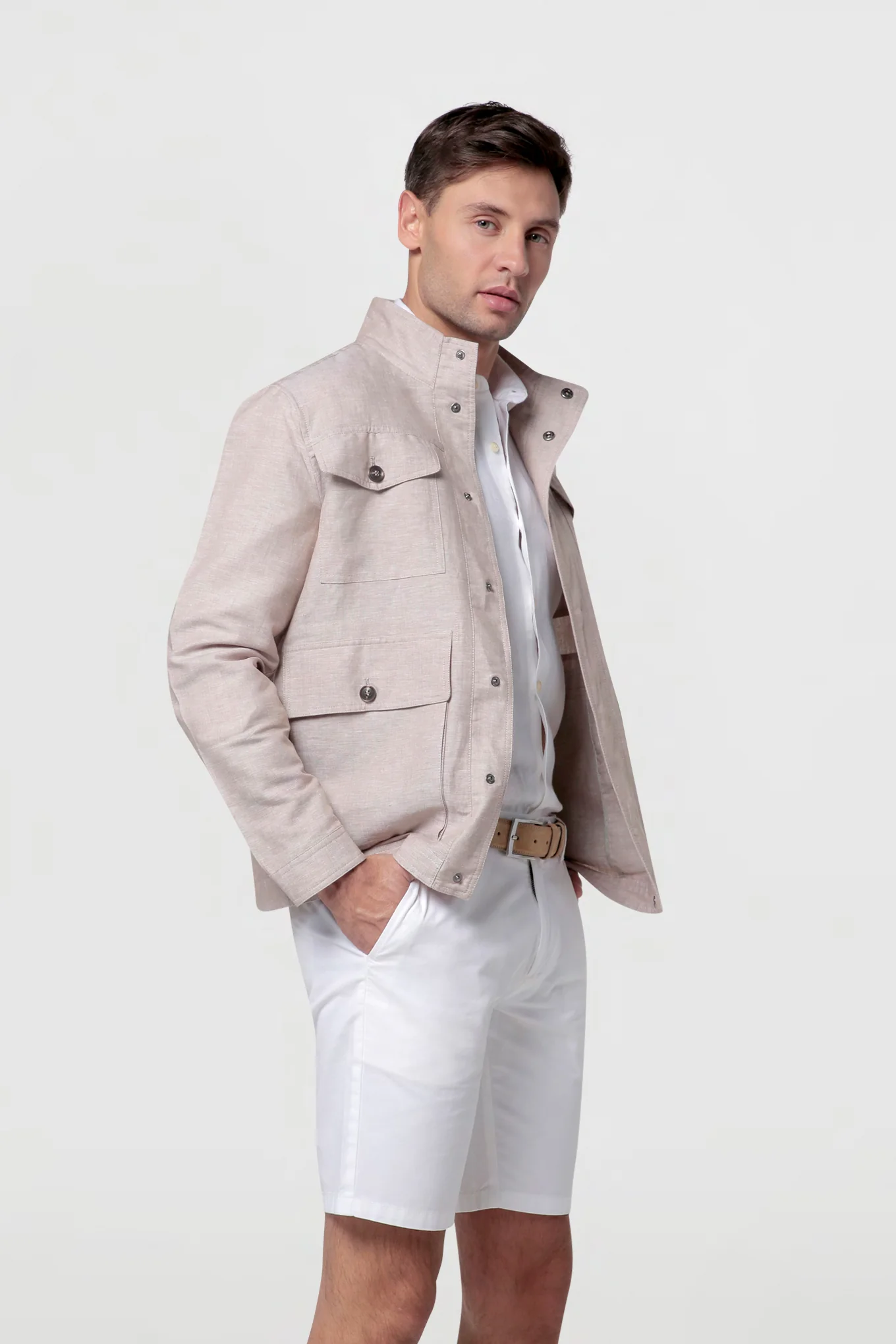 Men's Casual Regular Fit Jacket - Image 2