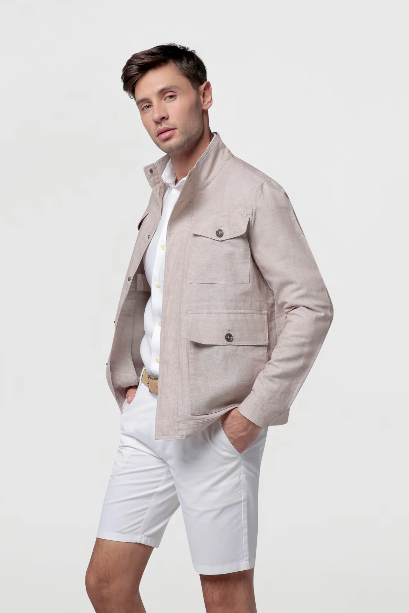 Men's Casual Regular Fit Jacket - Image 3