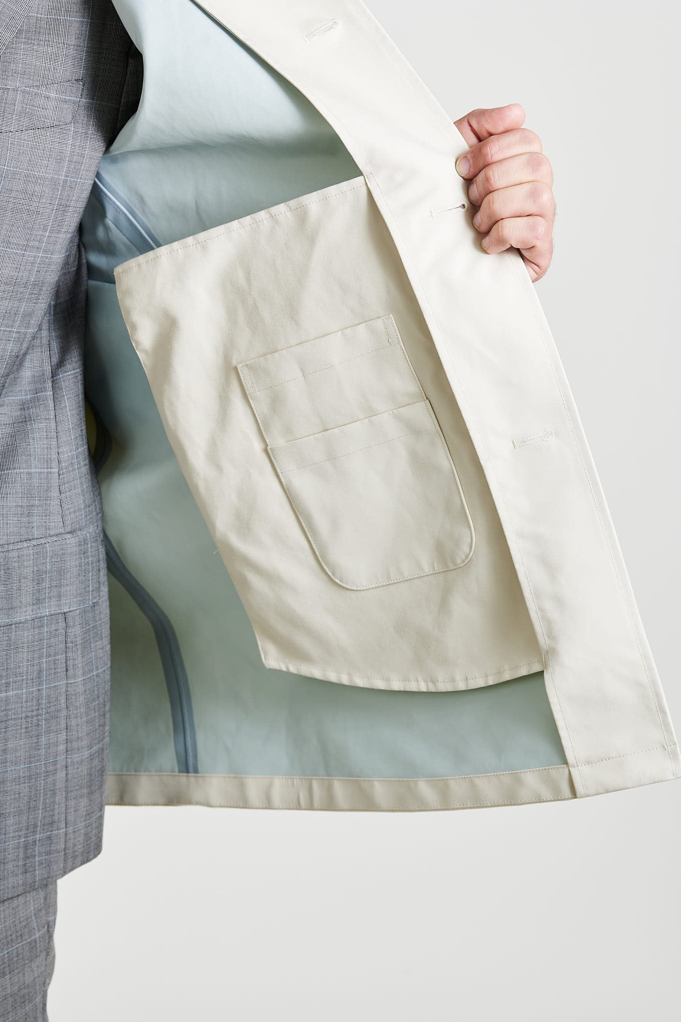 Men's Casual Regular Raincoat - Image 7