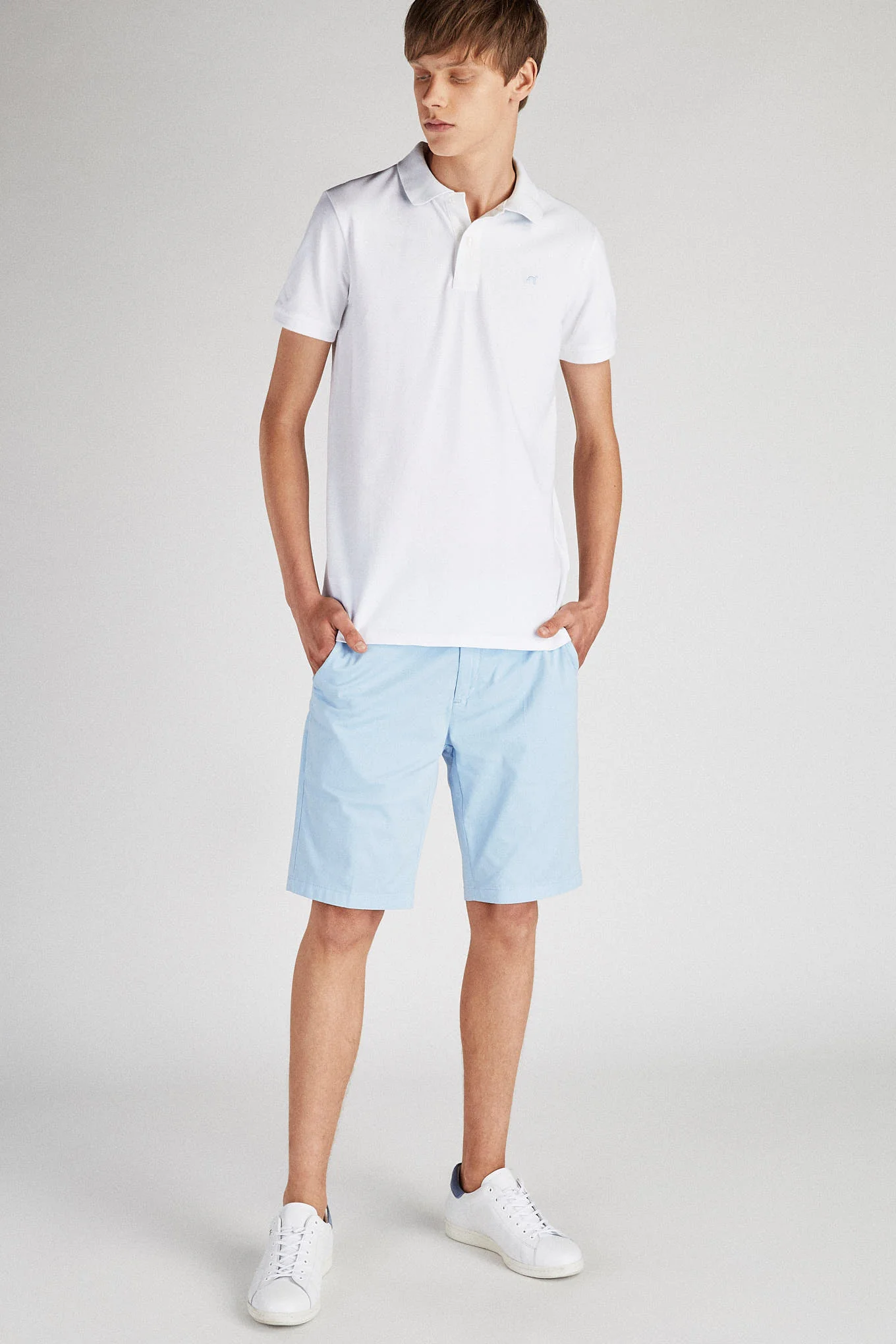 Men's Casual Slim Fit Bermuda Shorts - Image 11