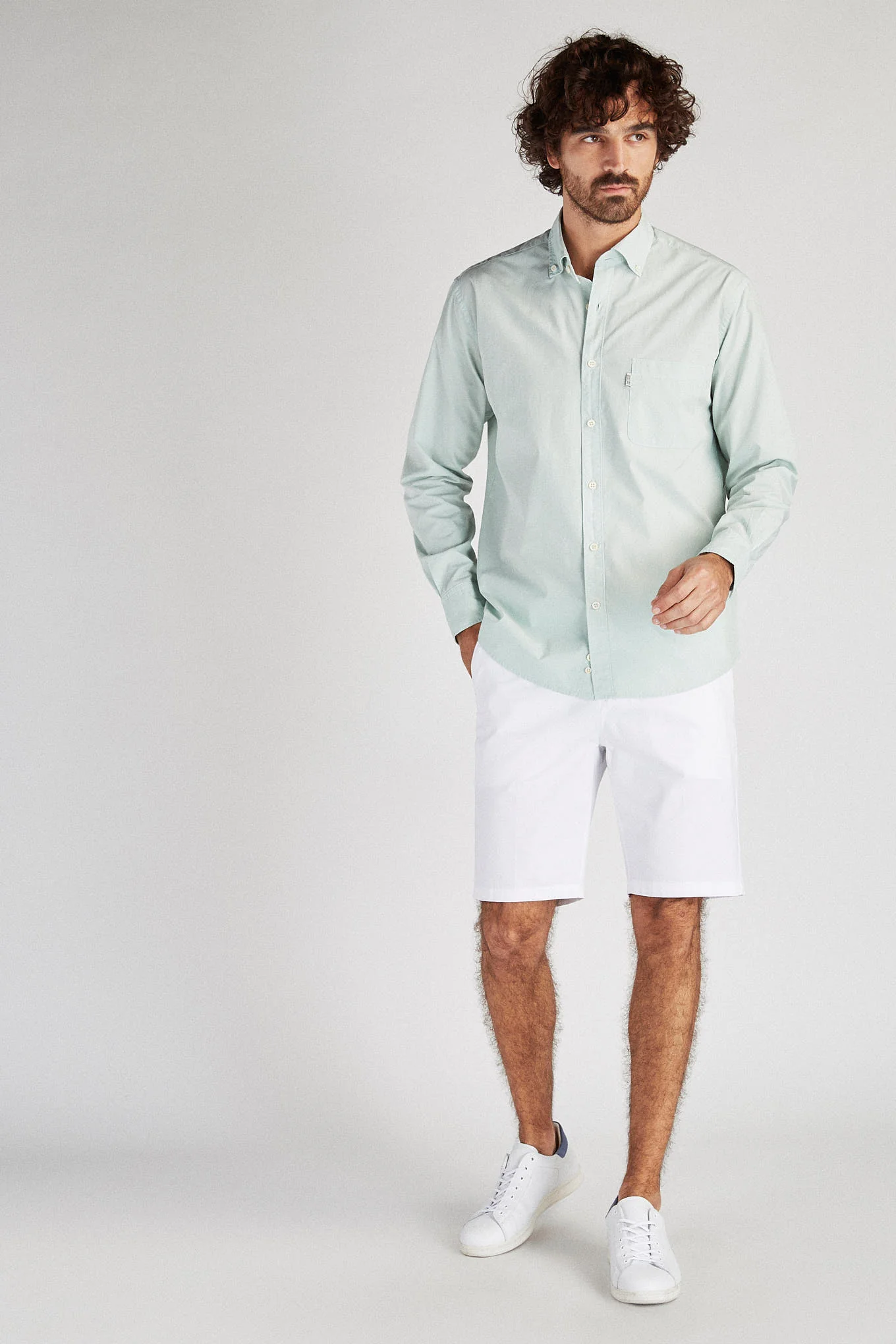 Men's Casual Slim Fit Bermuda Shorts - Image 38