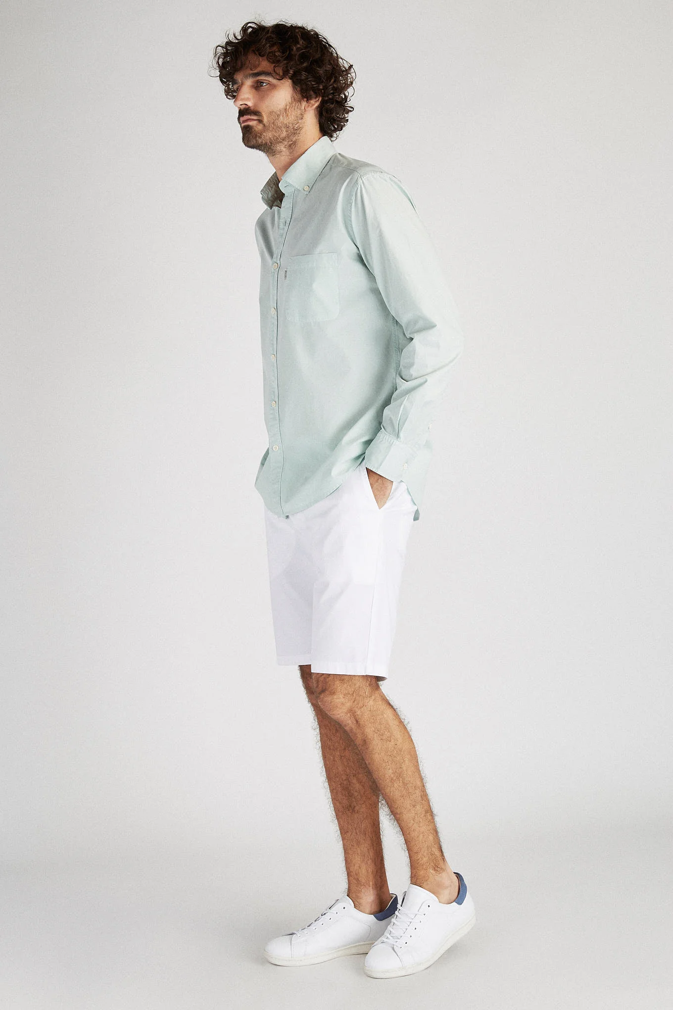 Men's Casual Slim Fit Bermuda Shorts - Image 42