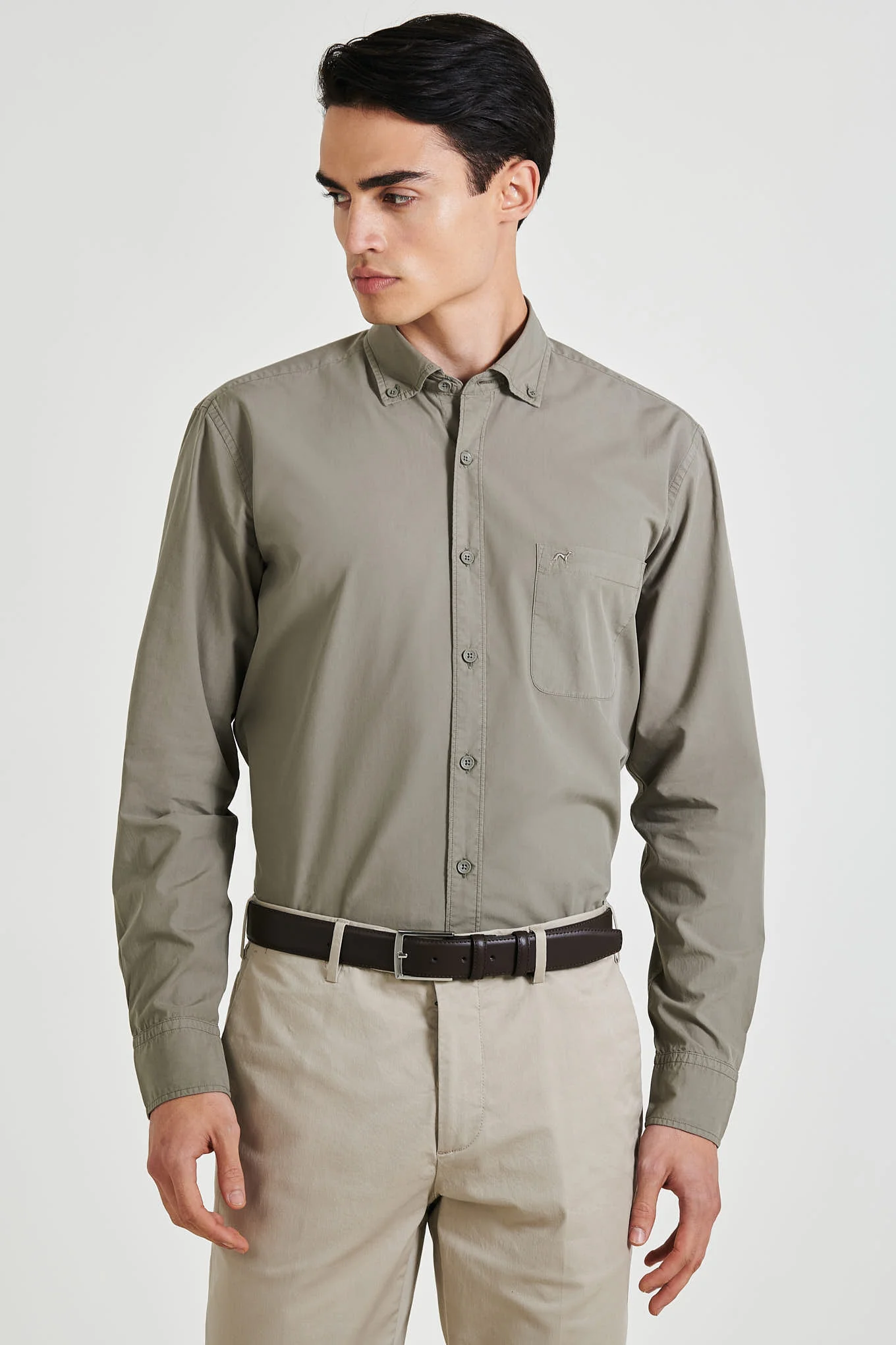 Men's Casual Slim Fit Chino Trousers - Image 7