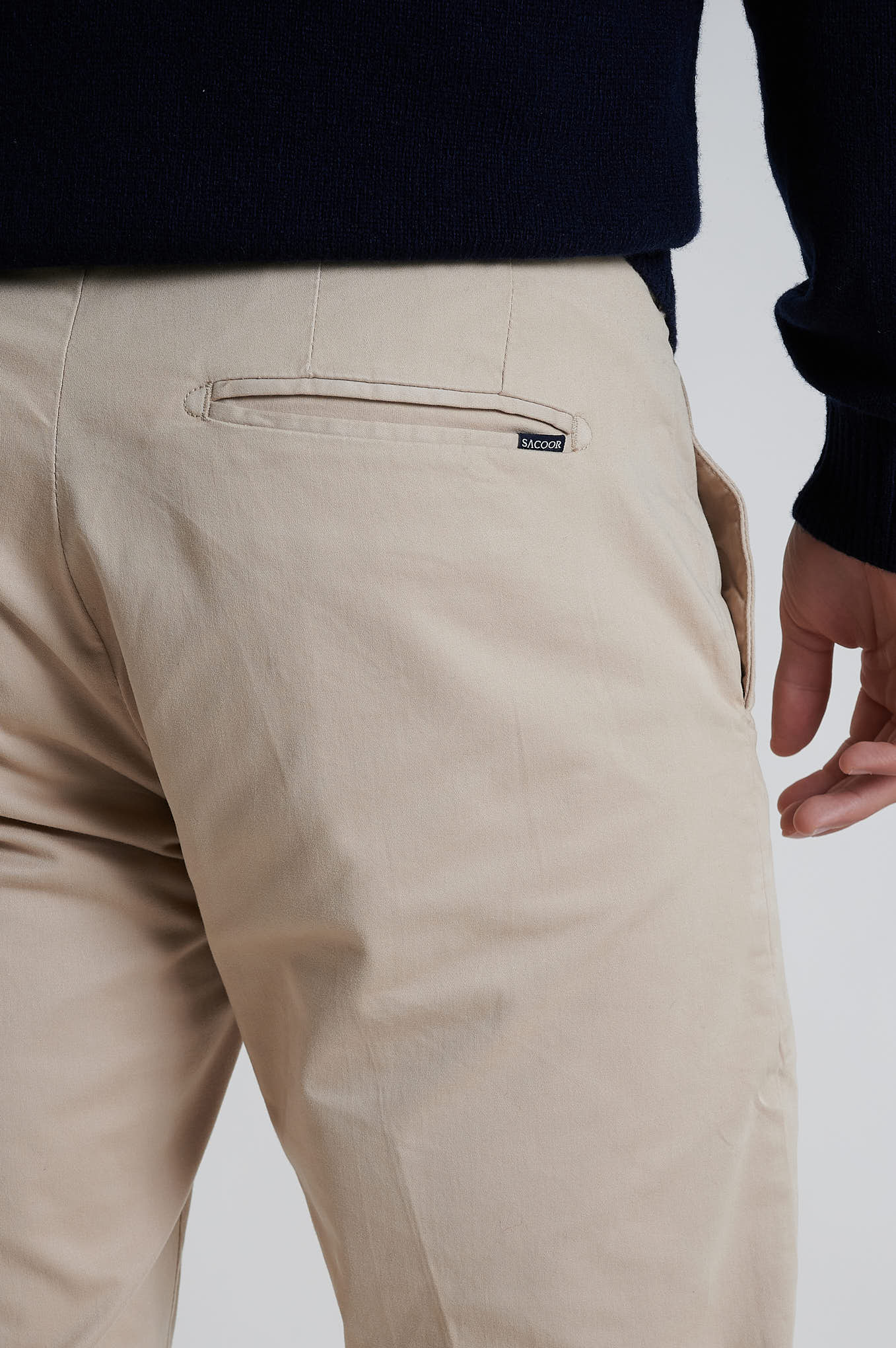 Men's Casual Slim Fit Chino Trousers - Image 8