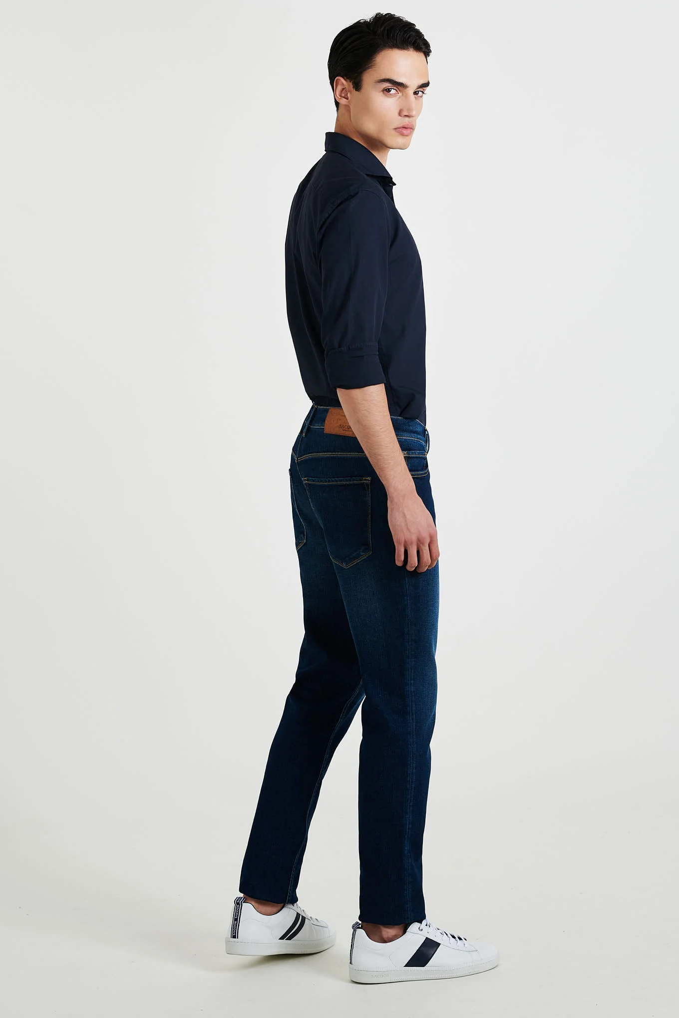 Men's Casual Slim Fit Jeans - Image 3