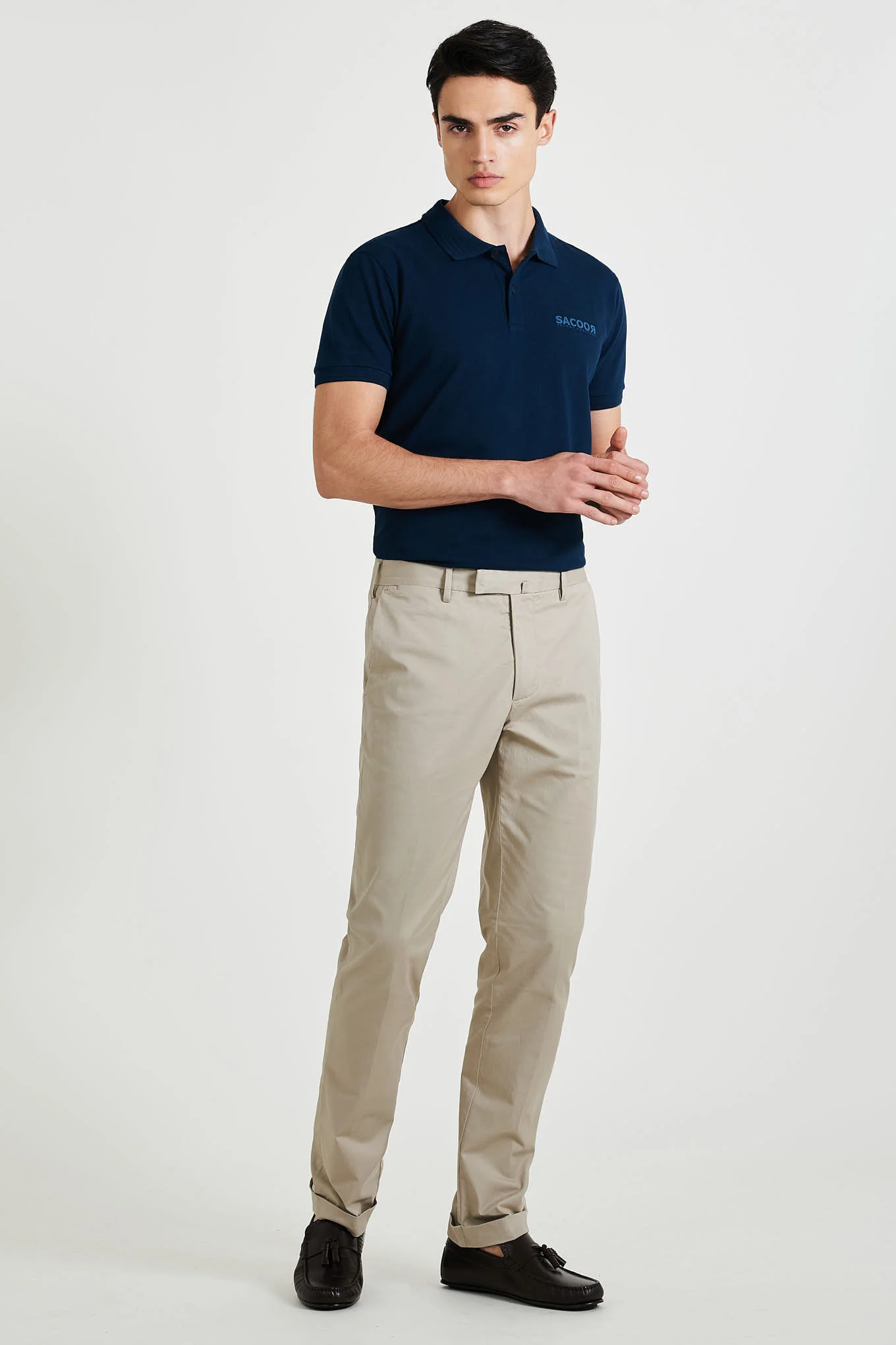 Men's Casual Slim Fit Piqué Polo - Image 2