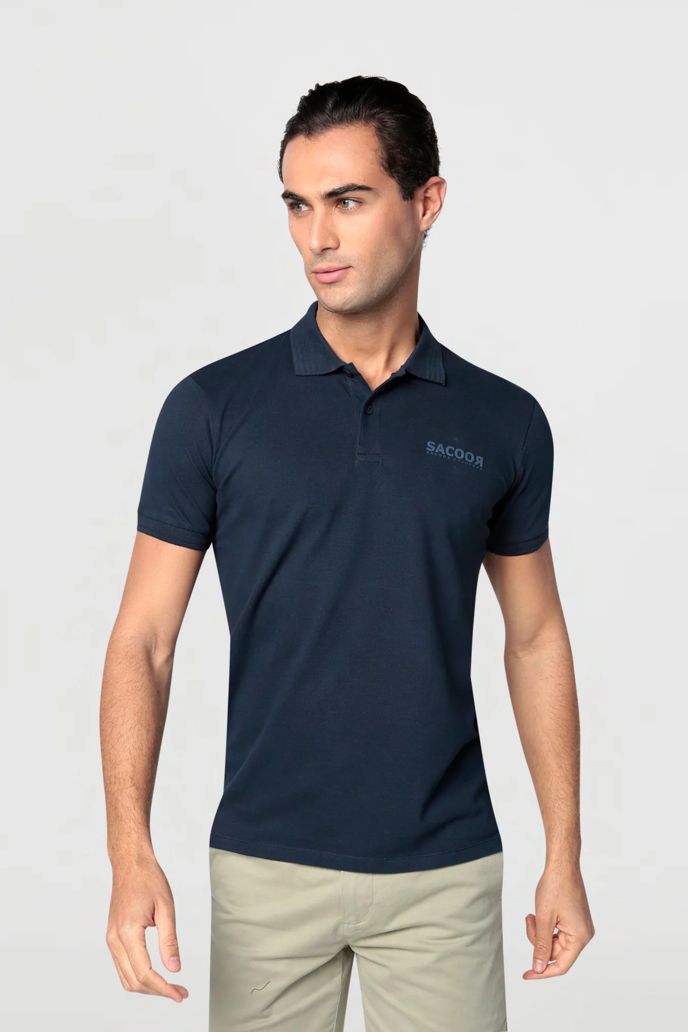 Men's Casual Slim Fit Piqué Polo - Image 3